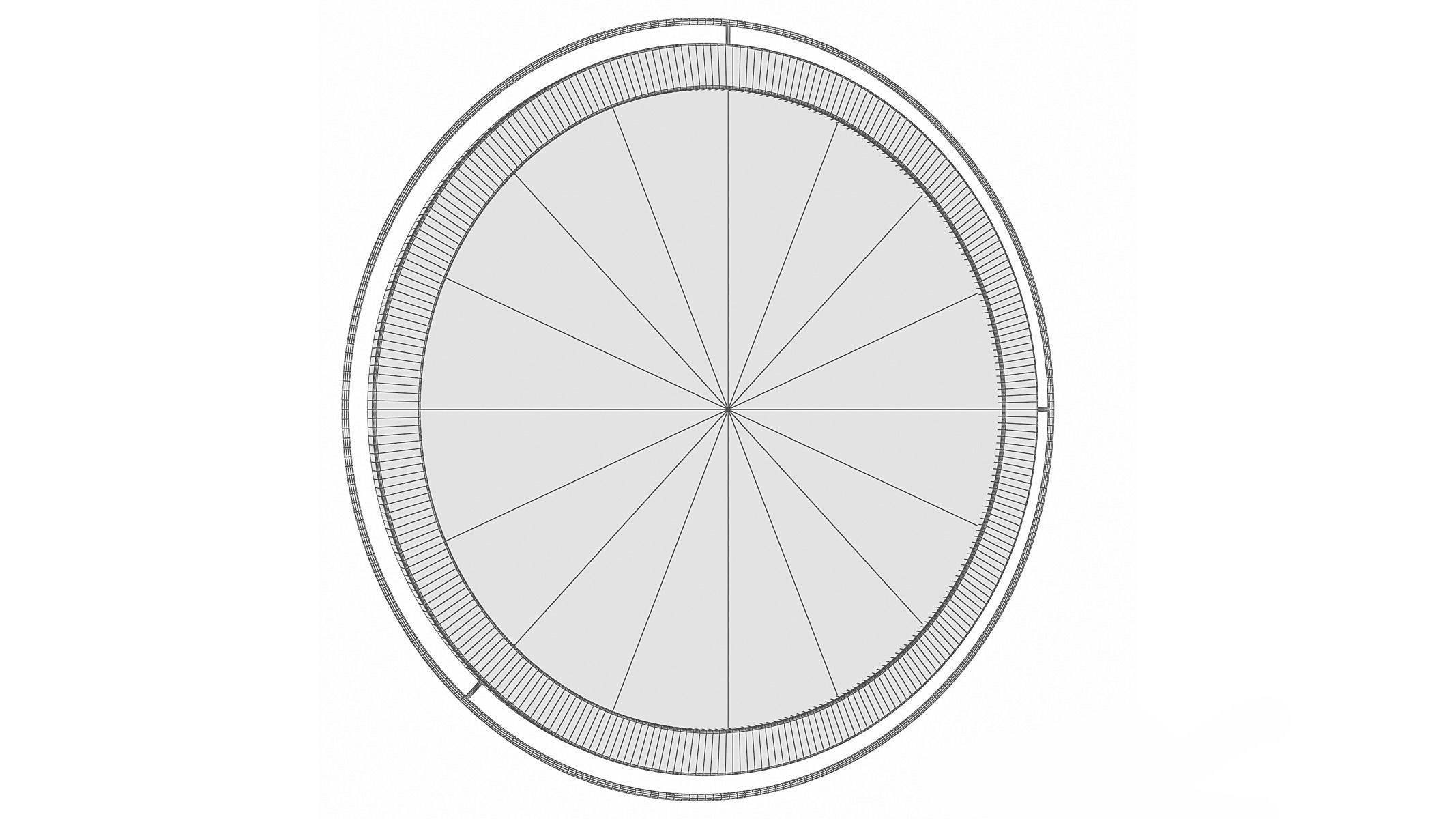 Mirror in a metal frame GZ-M1101 3D model_5