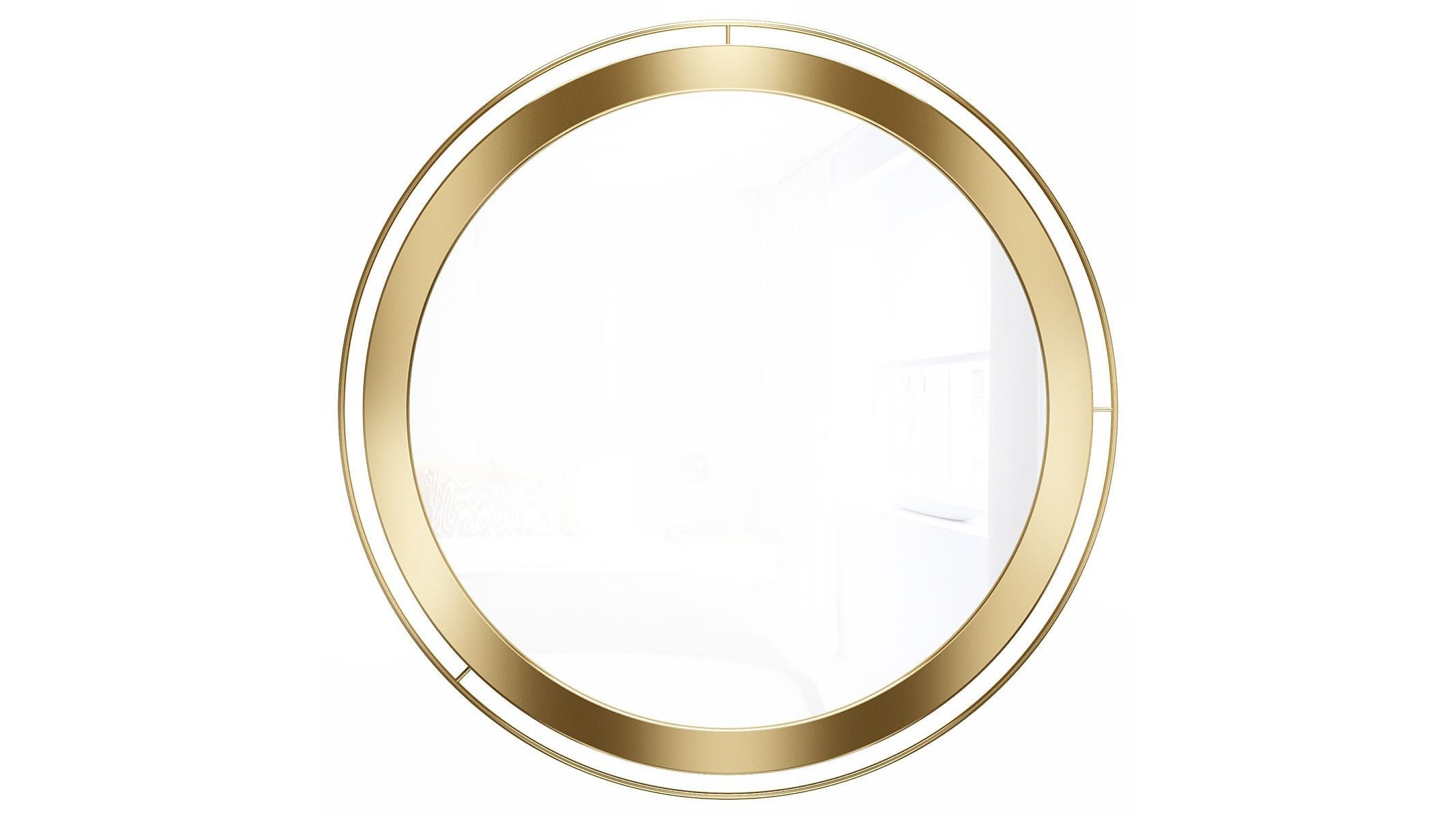 Mirror in a metal frame GZ-M1101 3D model_2