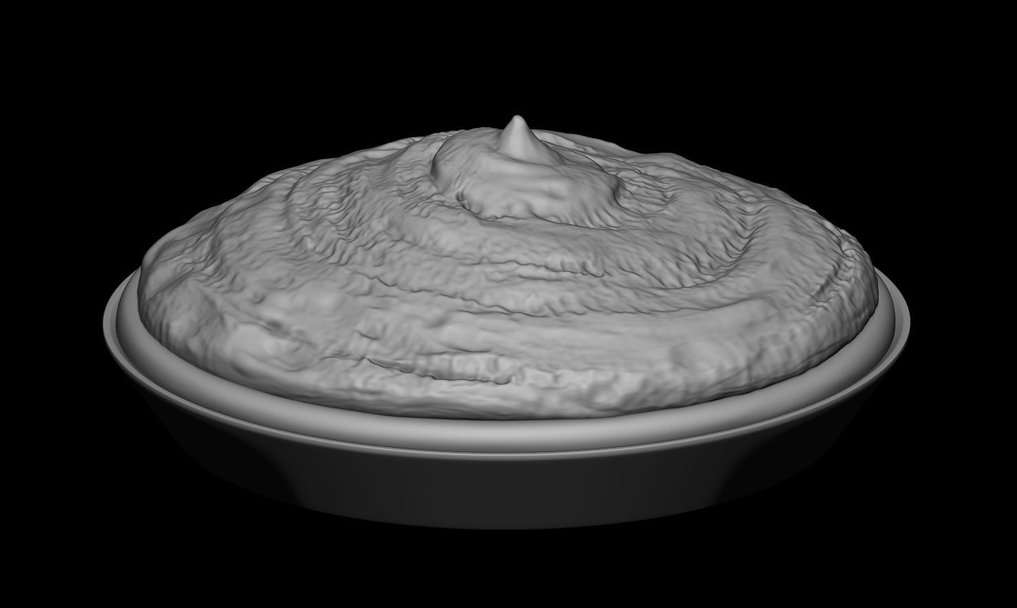 3D PRINTABLE CREAM PIE TWO PACK KILLER KLOWNS FROM OUTER SPACE 3D print model_3