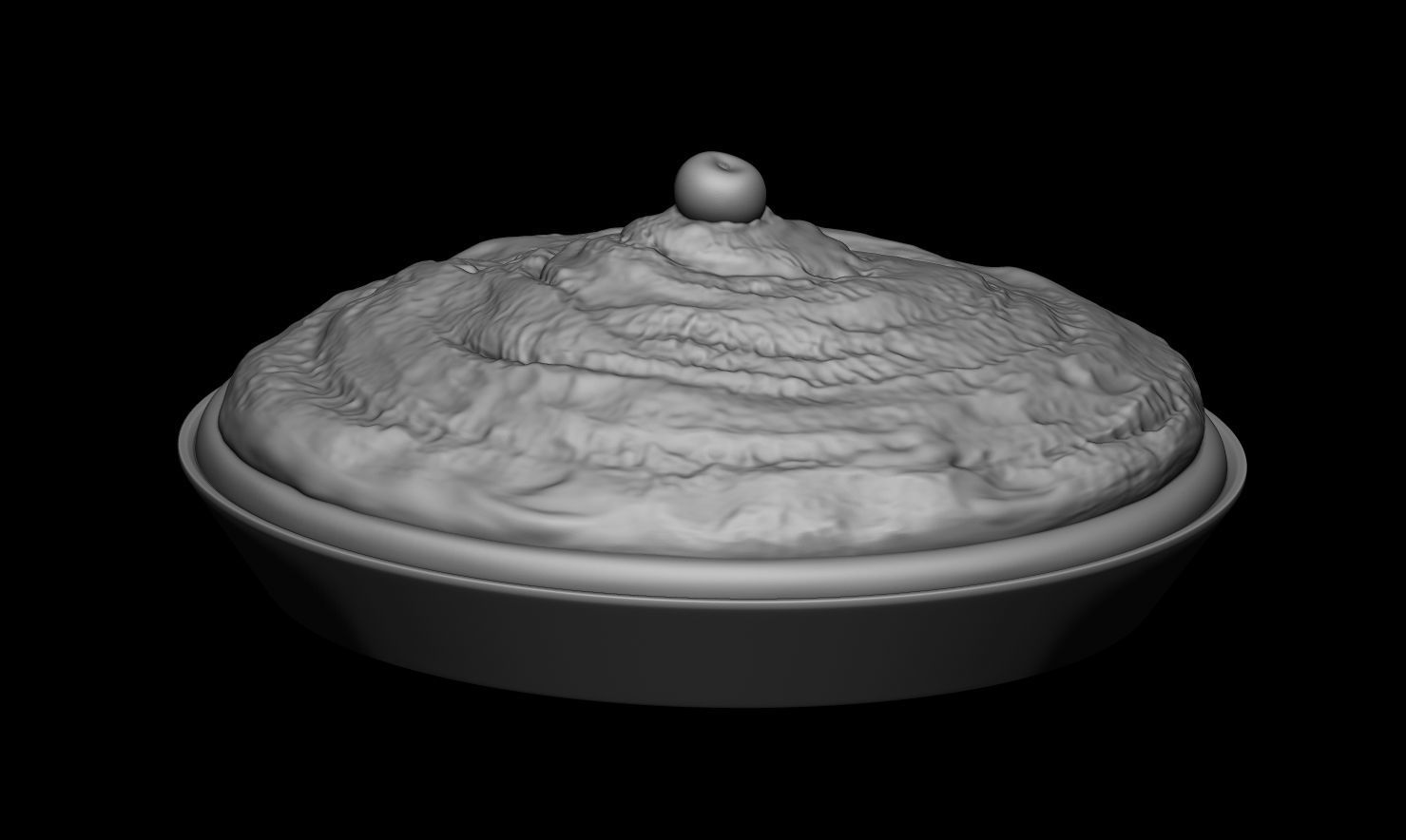 3D PRINTABLE CREAM PIE TWO PACK KILLER KLOWNS FROM OUTER SPACE 3D print model_10