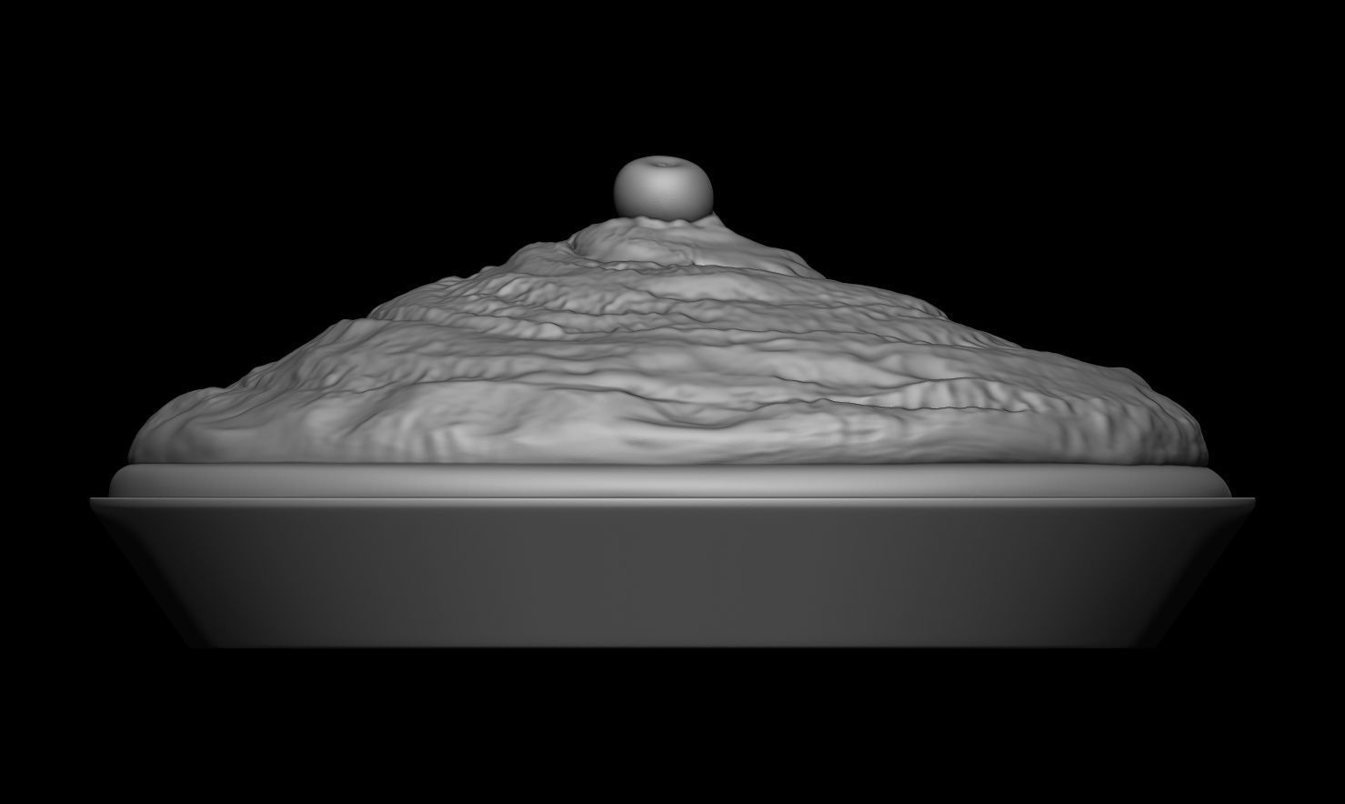 3D PRINTABLE CREAM PIE TWO PACK KILLER KLOWNS FROM OUTER SPACE 3D print model_12