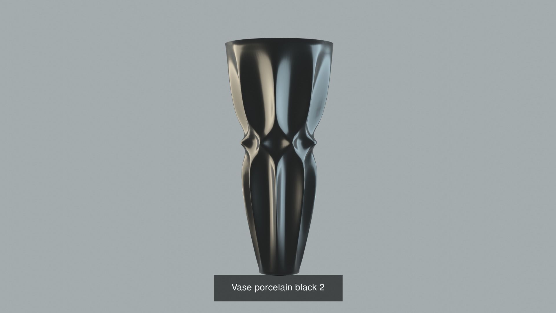 Vases porcelain 2 3D Model Collection_4
