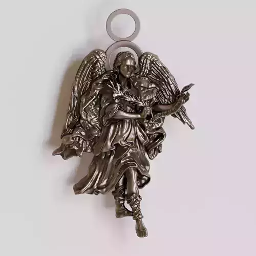 Archangel Gabriel Pendant 3D print model