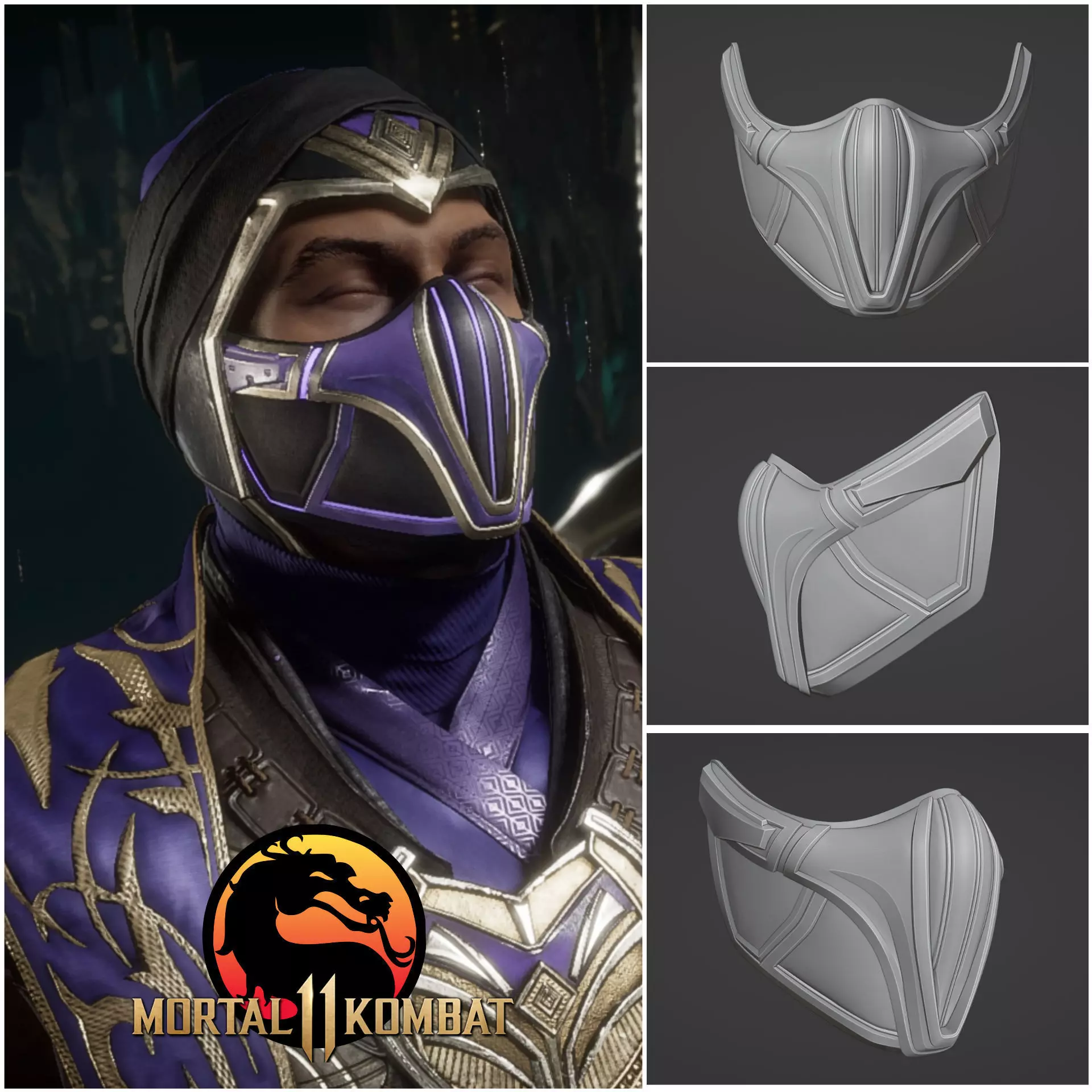 Rain mask - Edenian Bastard 3D print model