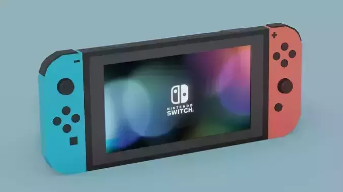 Low Poly Nintendo Switch Low-poly 3D model