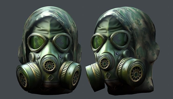 Helmet 3d model military combat  Military scifi helmet Low-poly Low-poly 3D model