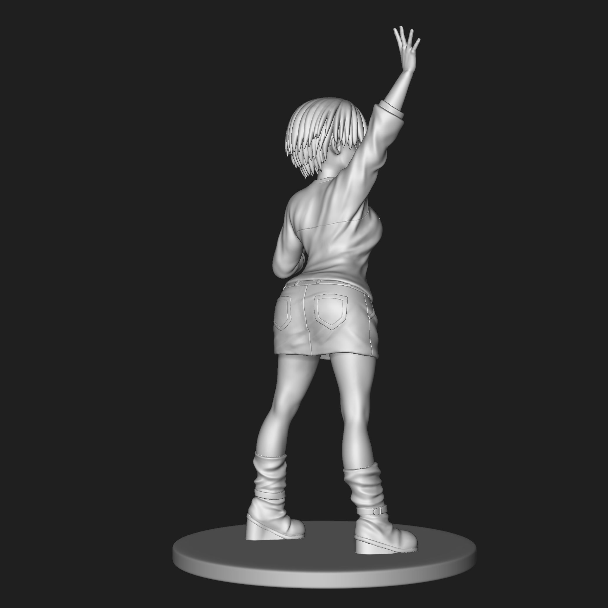 Uzaki Hana 01 3D print model_5