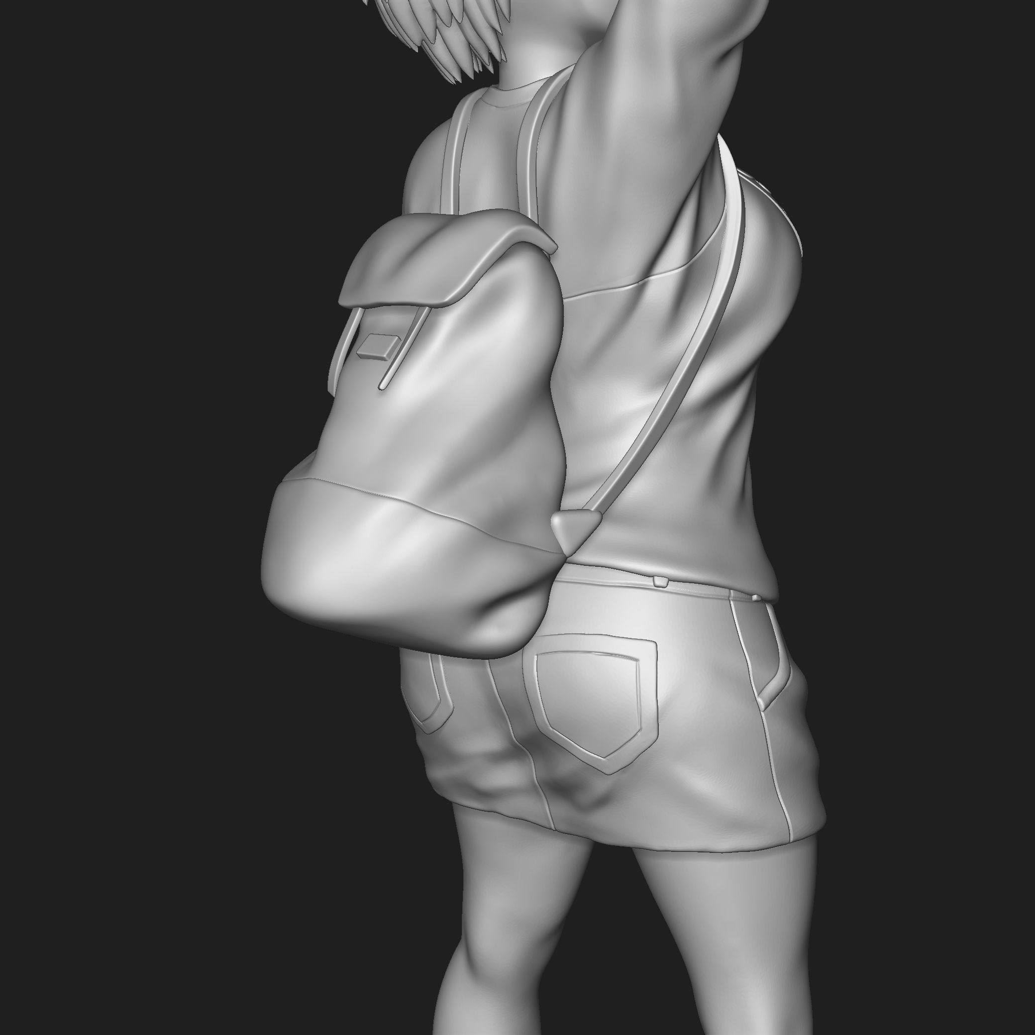 Uzaki Hana 01 3D print model_16