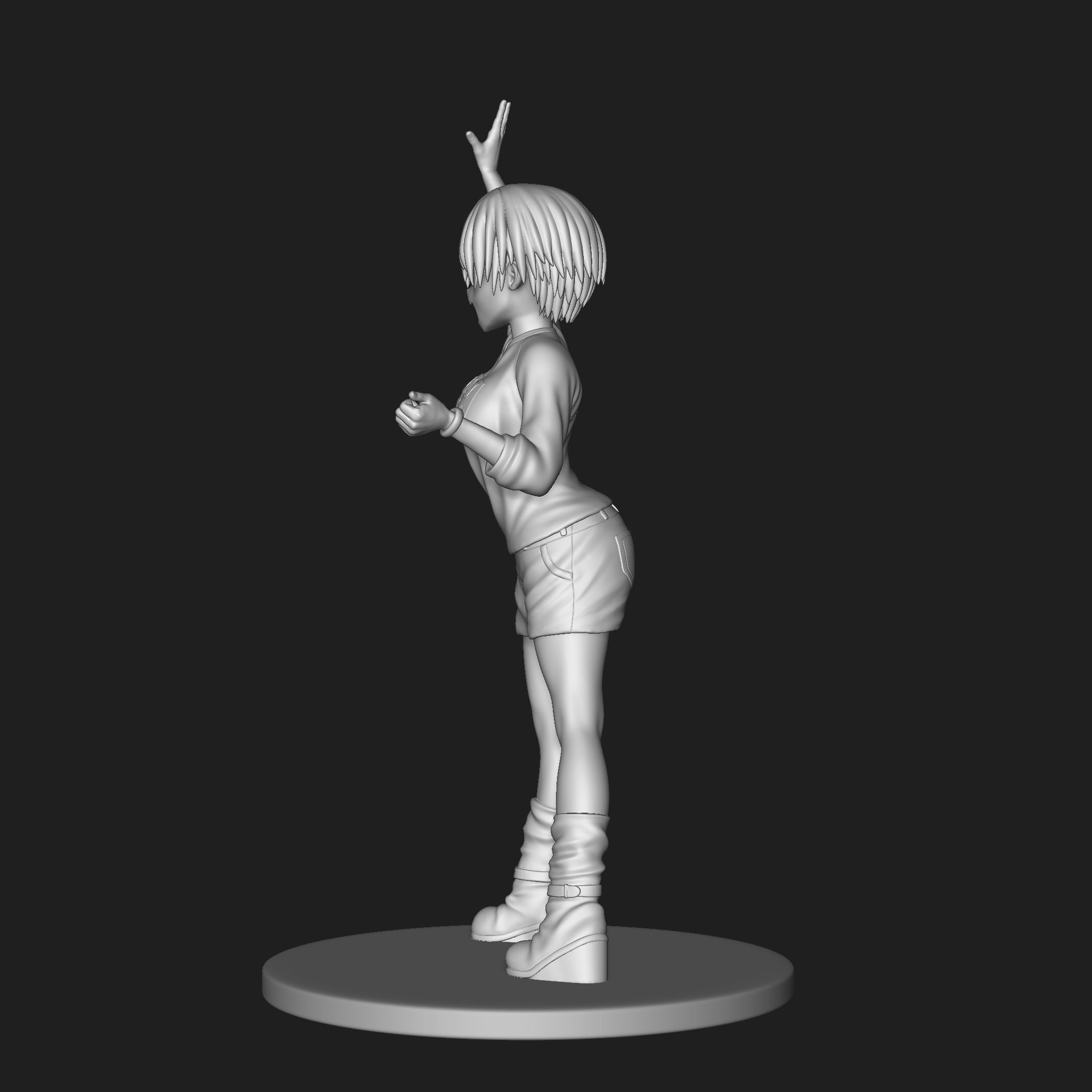 Uzaki Hana 01 3D print model_8