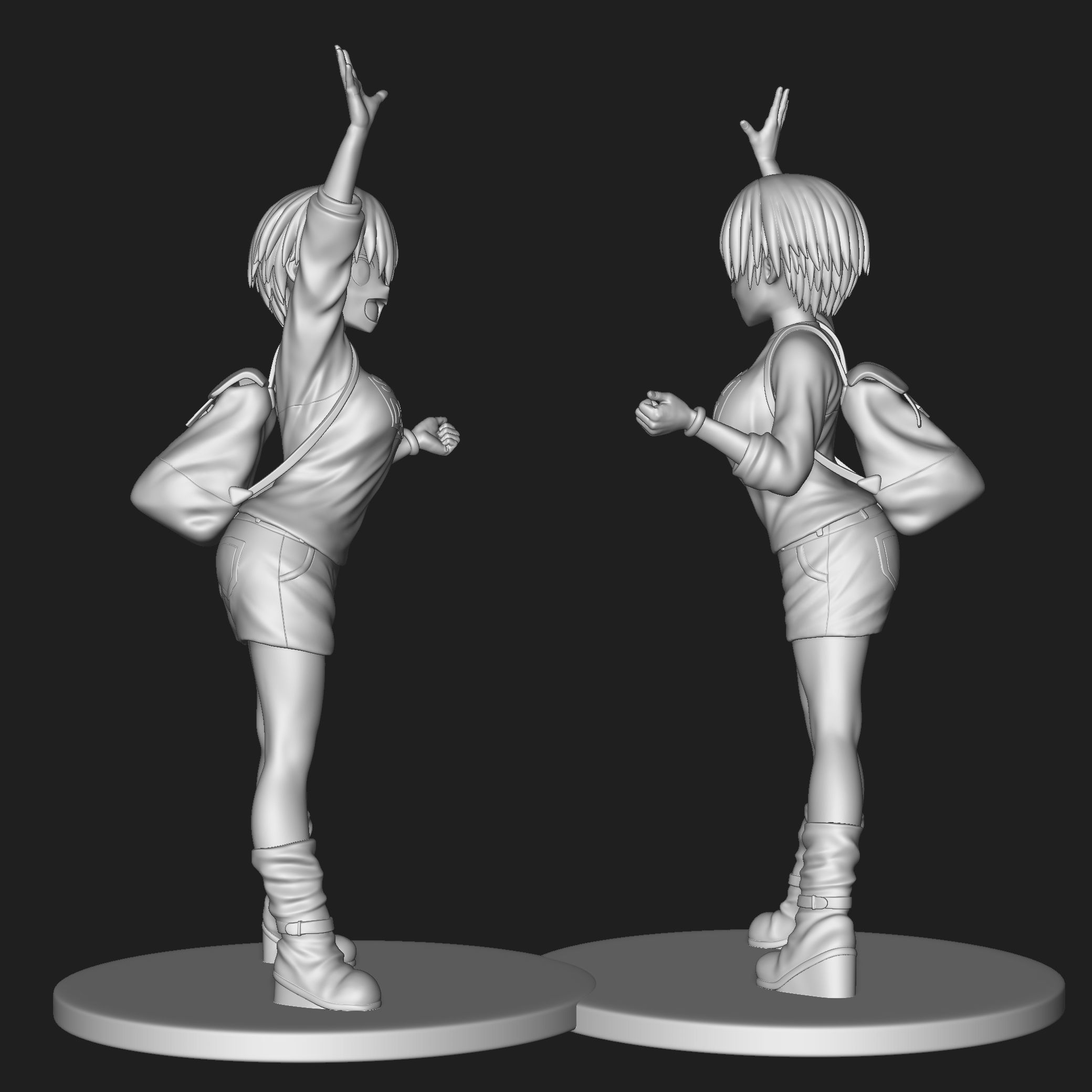 Uzaki Hana 01 3D print model_15
