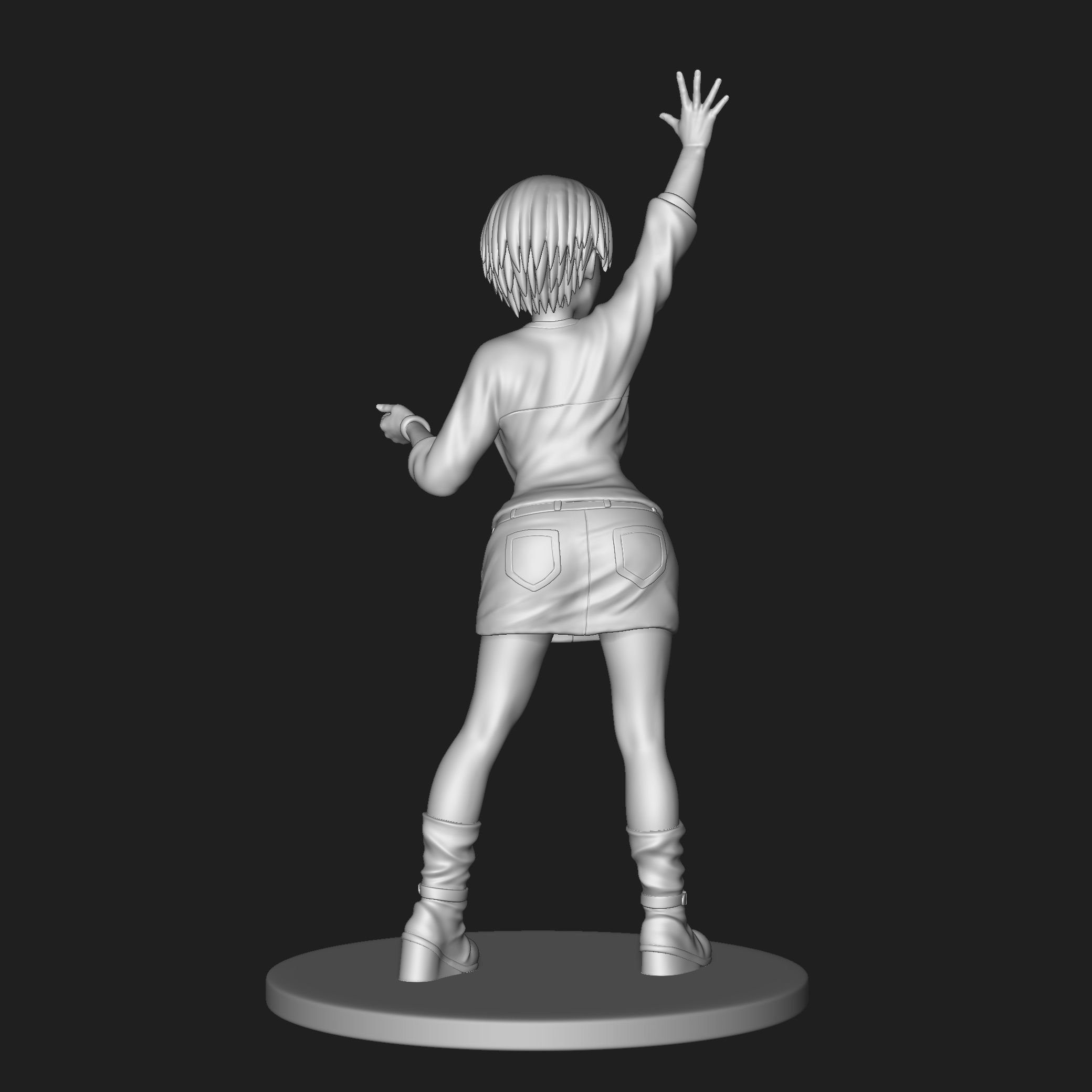 Uzaki Hana 01 3D print model_6