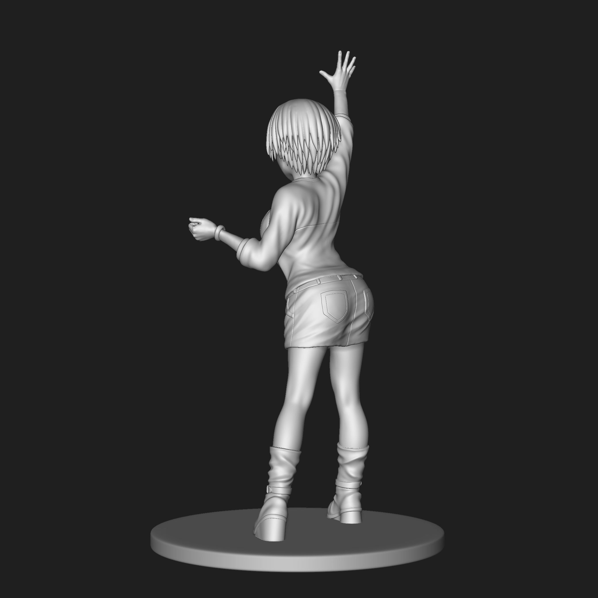 Uzaki Hana 01 3D print model_7