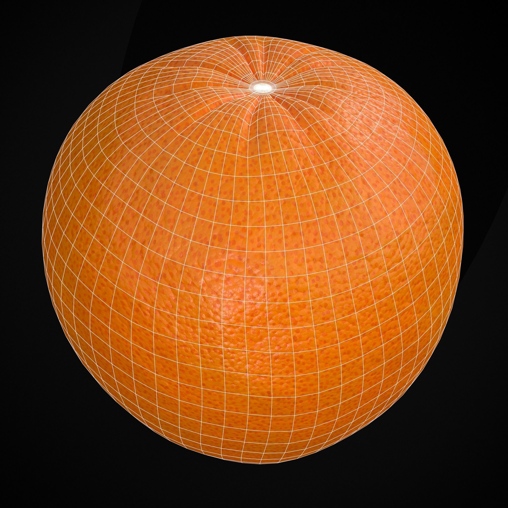 Navel Oranges Low-poly 3D model_30