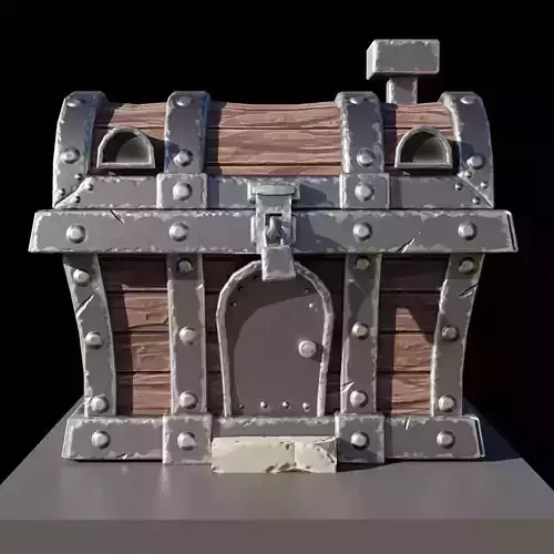 Stylized chest house 