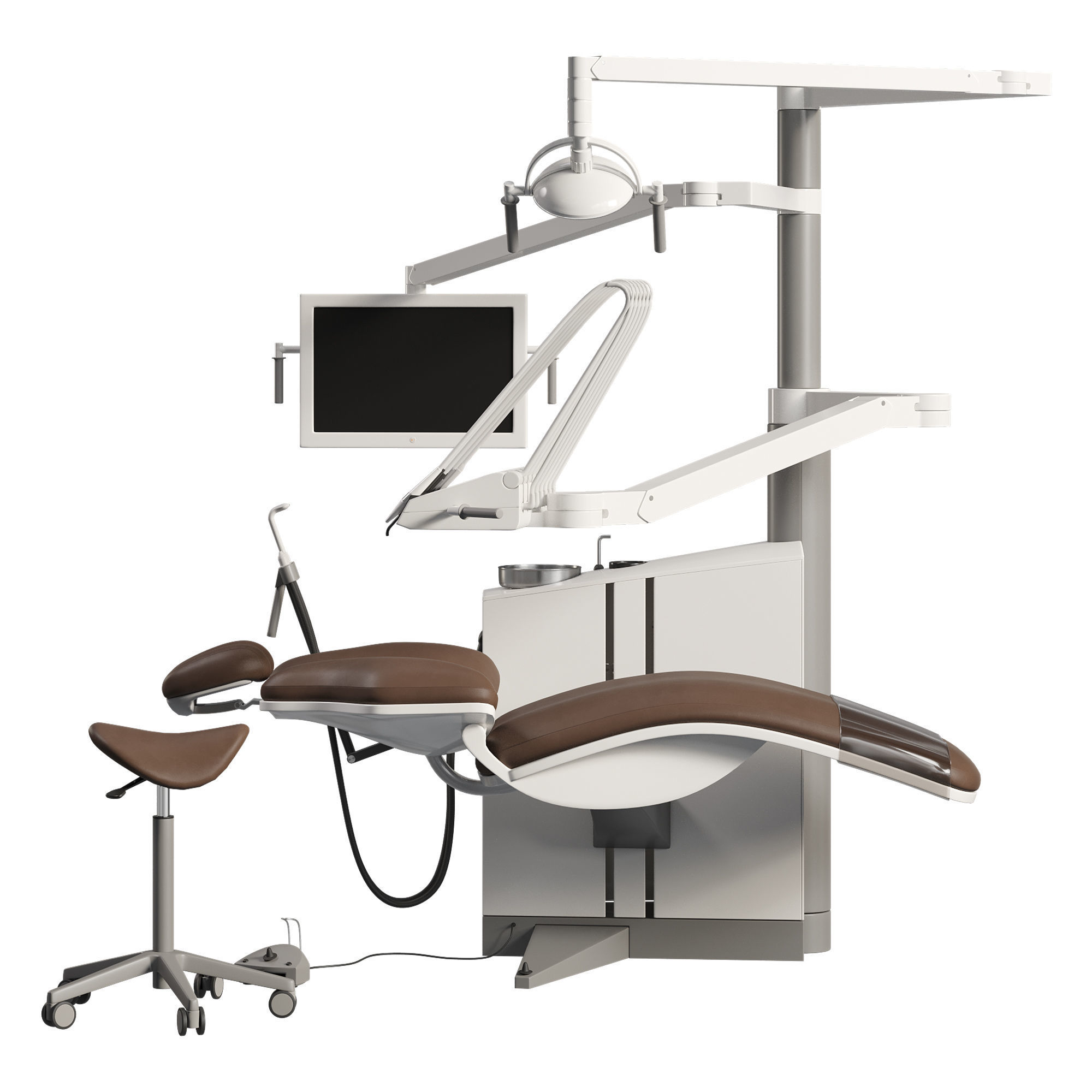 XO FLEX Dental Chair 3D model CGTrader
