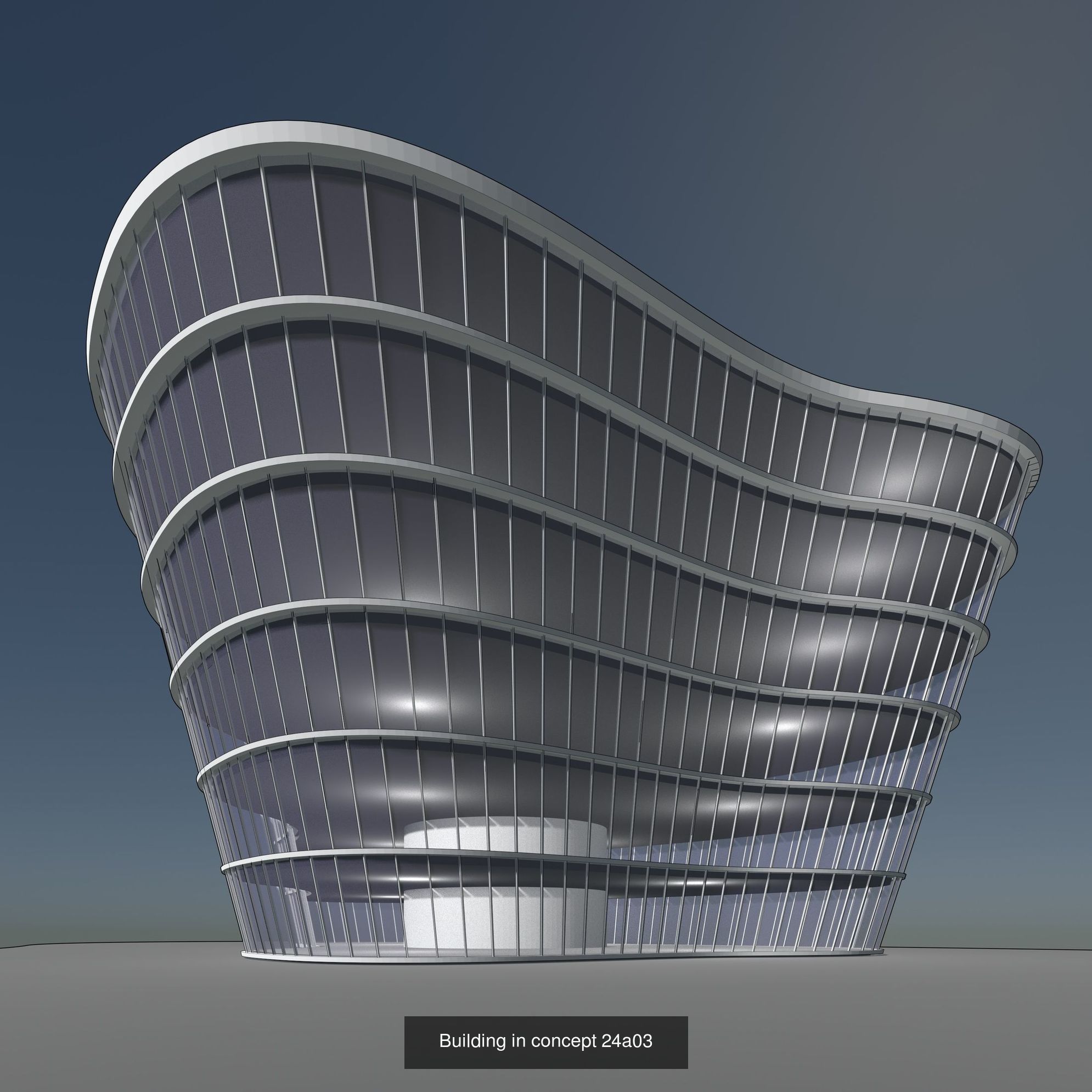 Buildings in concept 3D Model Collection_9