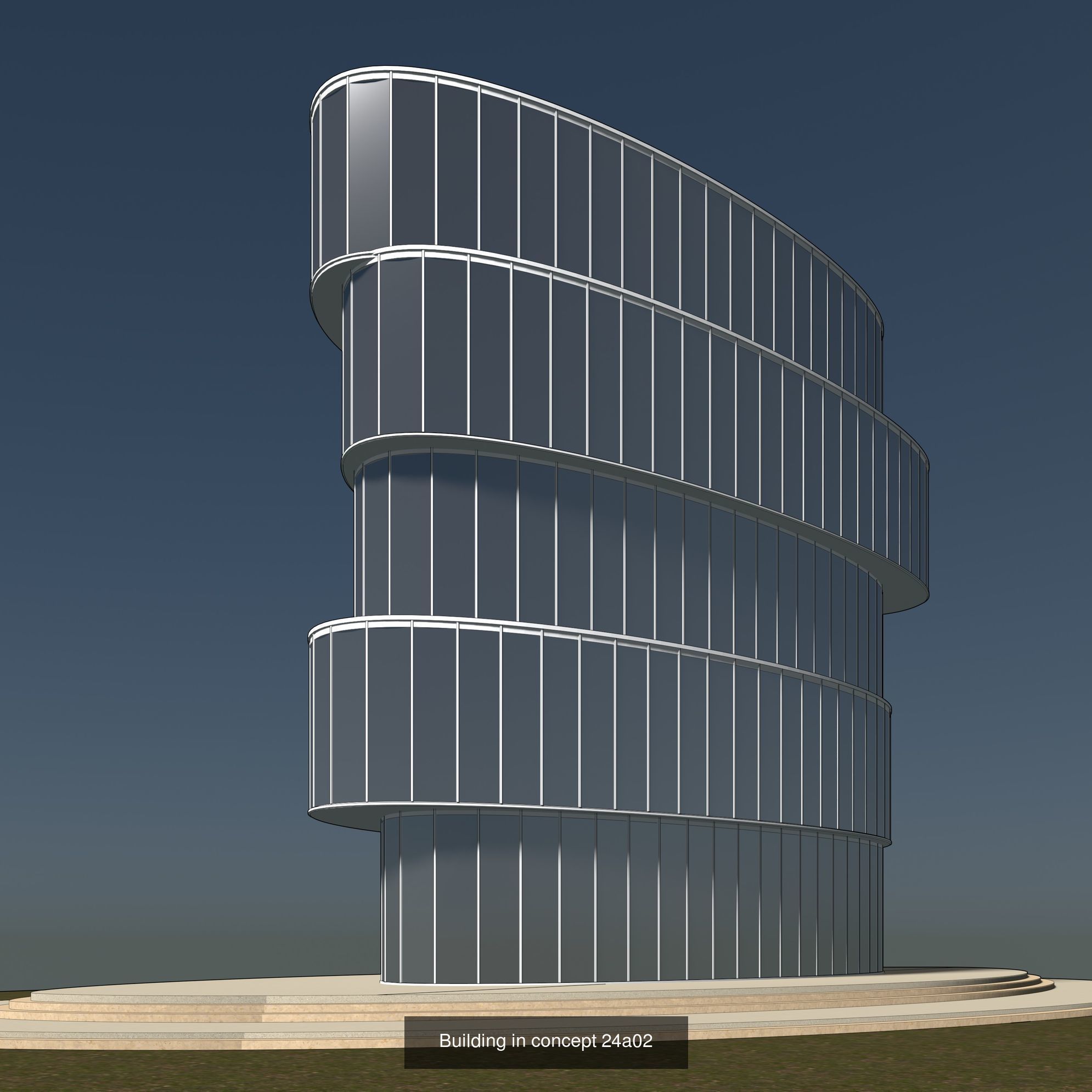 Buildings in concept 3D Model Collection_7