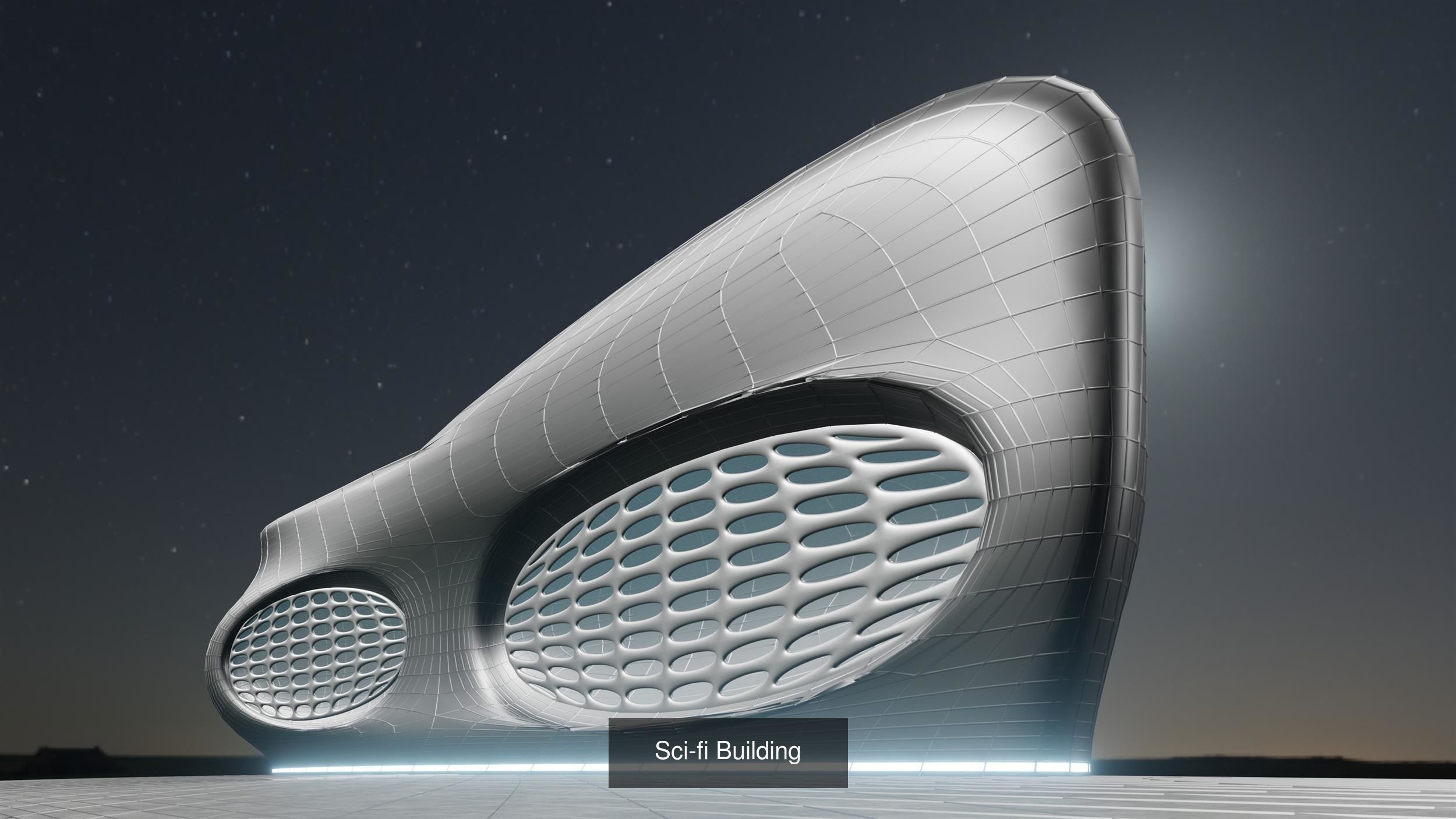 Buildings in concept 3D Model Collection_12