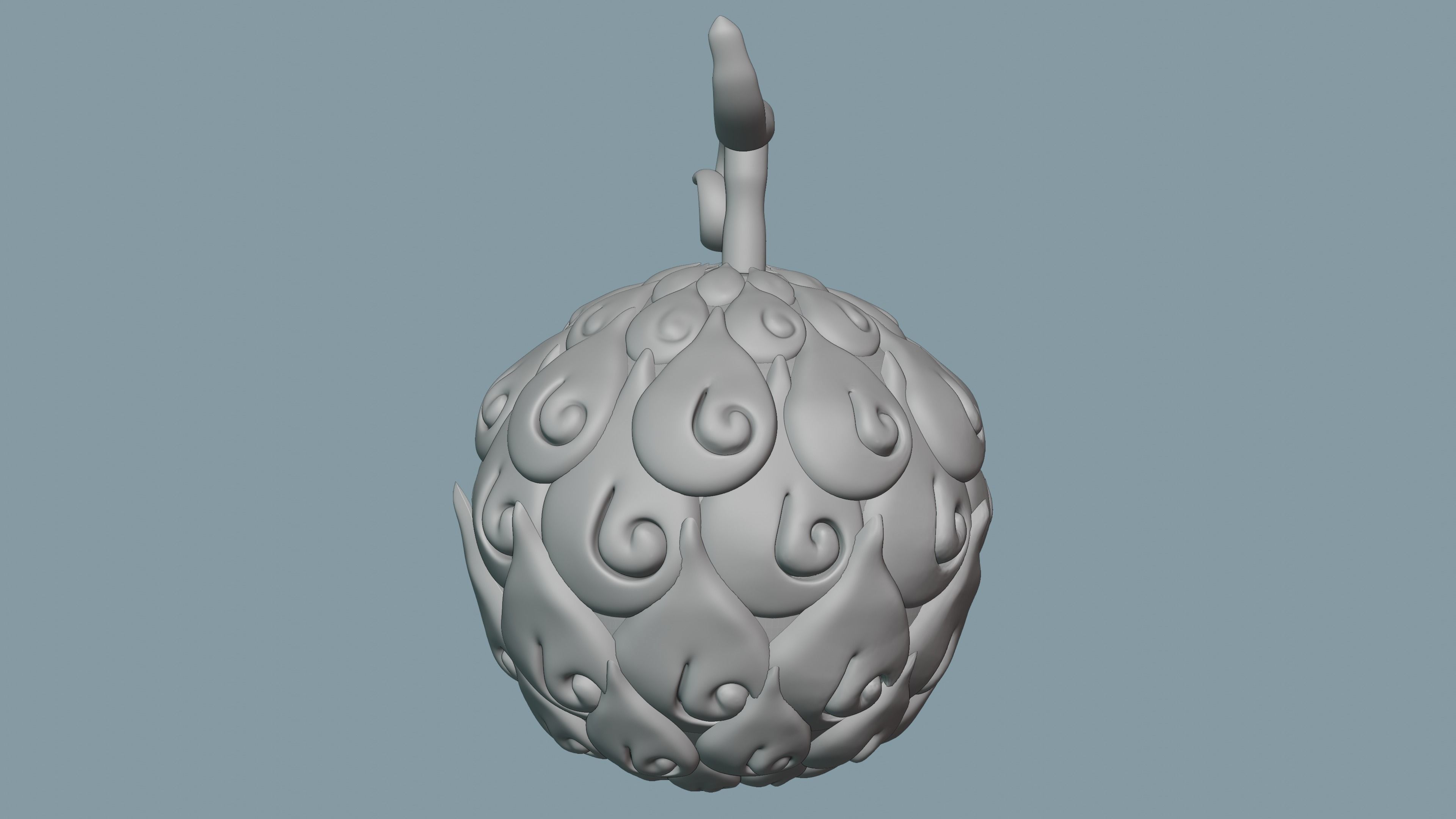 Devil Fruit - Hie Hie no Mi 3D print model_3