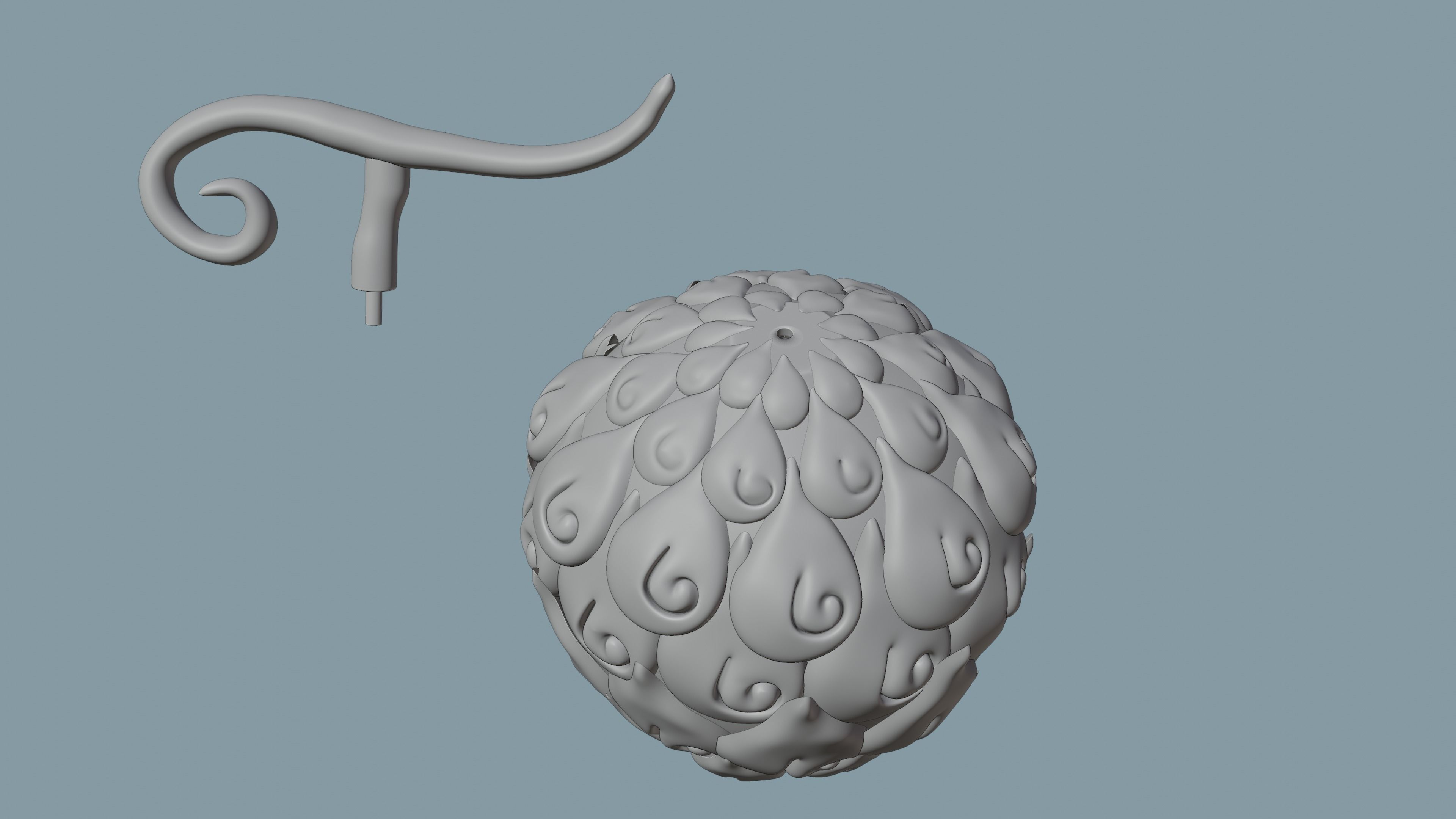 Devil Fruit - Hie Hie no Mi 3D print model_5