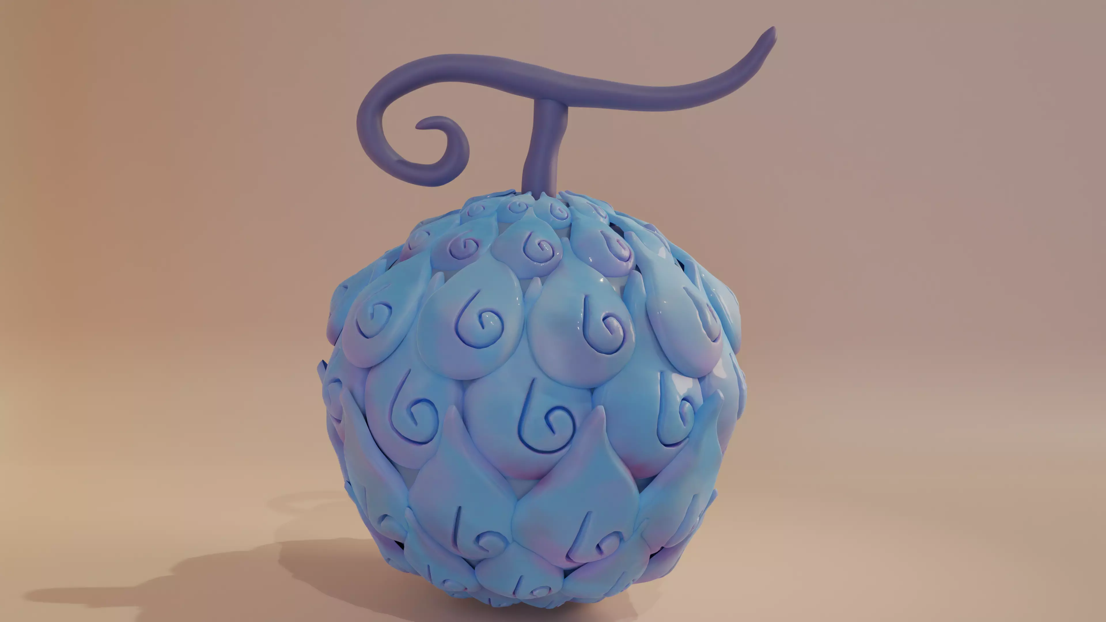 Devil Fruit - Hie Hie no Mi 3D print model_0