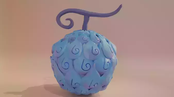 Devil Fruit - Hie Hie no Mi 3D print model