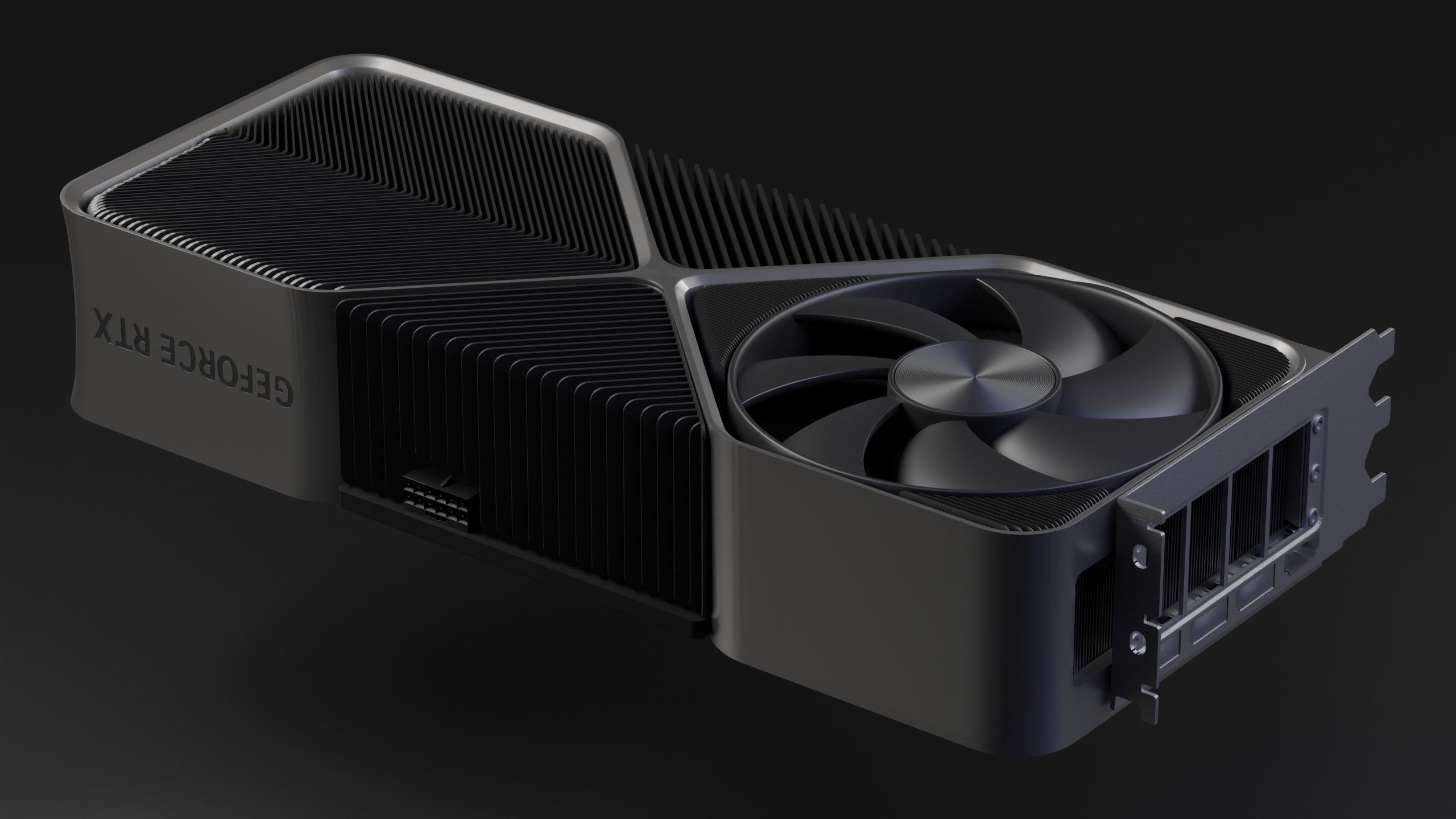 RTX 4090 Founder Edition Detailed 3D Gaming GPU 3D model_4
