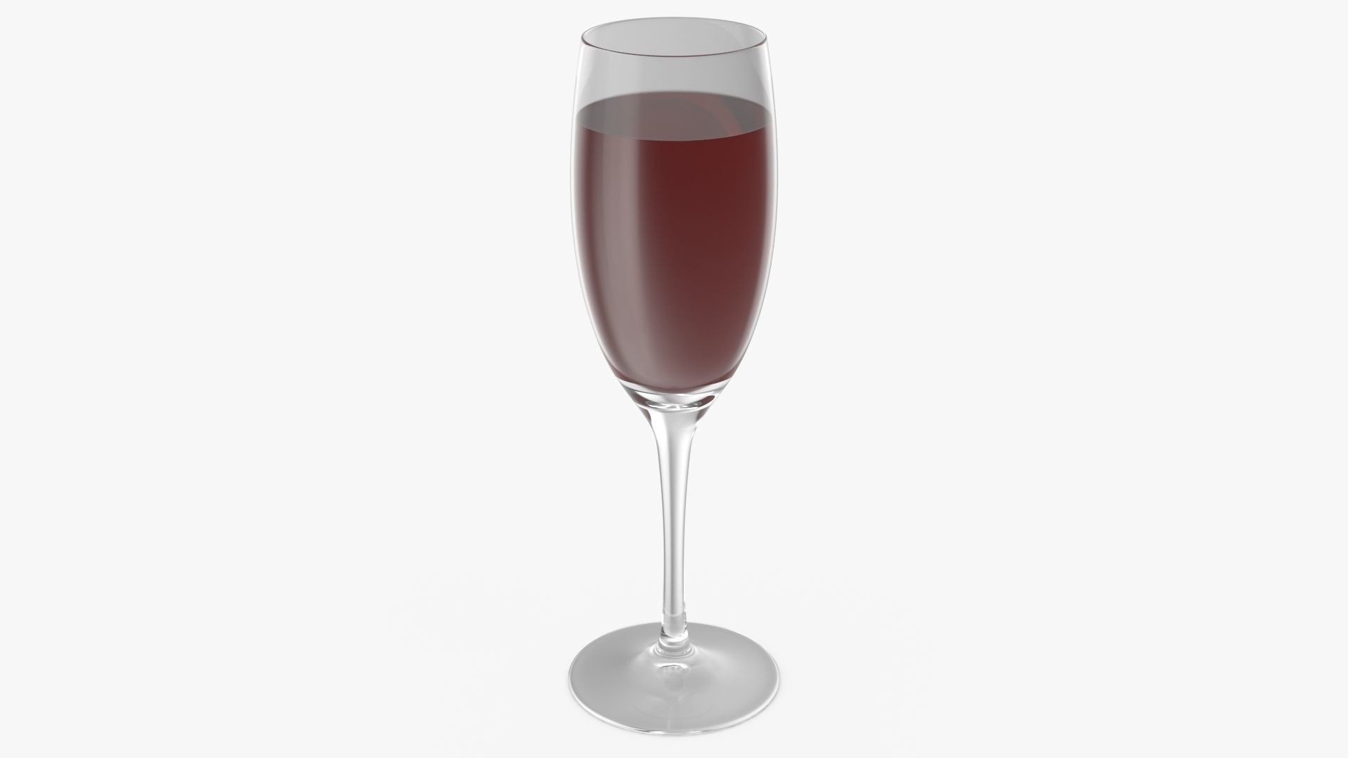 Glass Of Red Wine 3D model_1