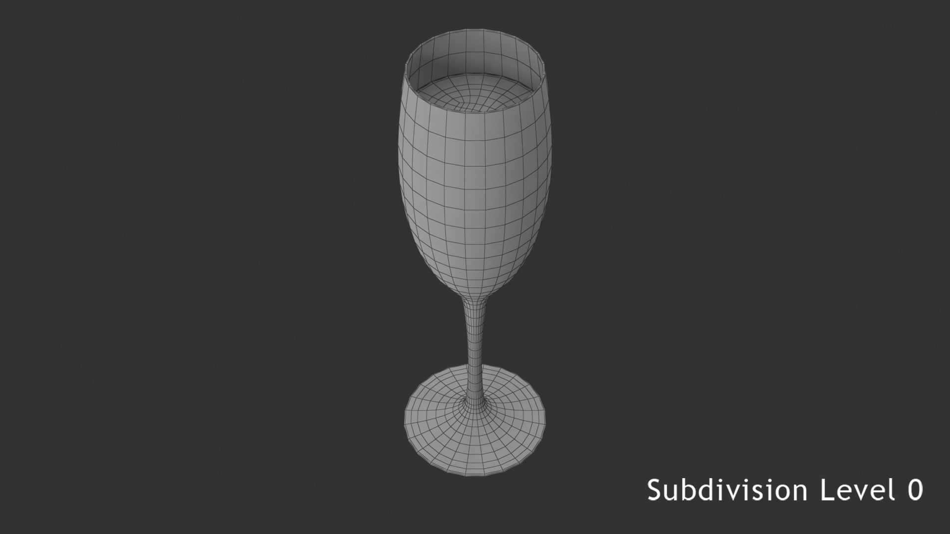 Glass Of Red Wine 3D model_7
