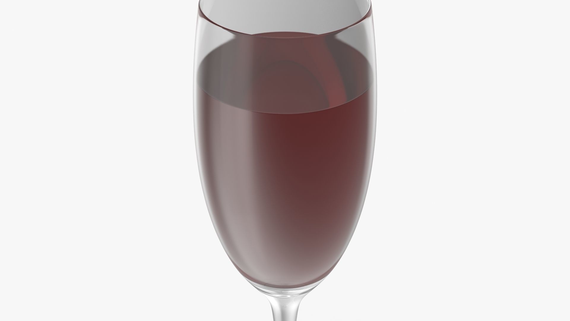 Glass Of Red Wine 3D model_3