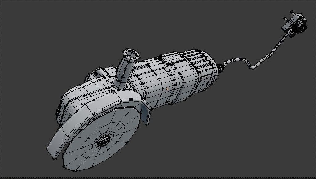Grinding Wheel 3D model_3