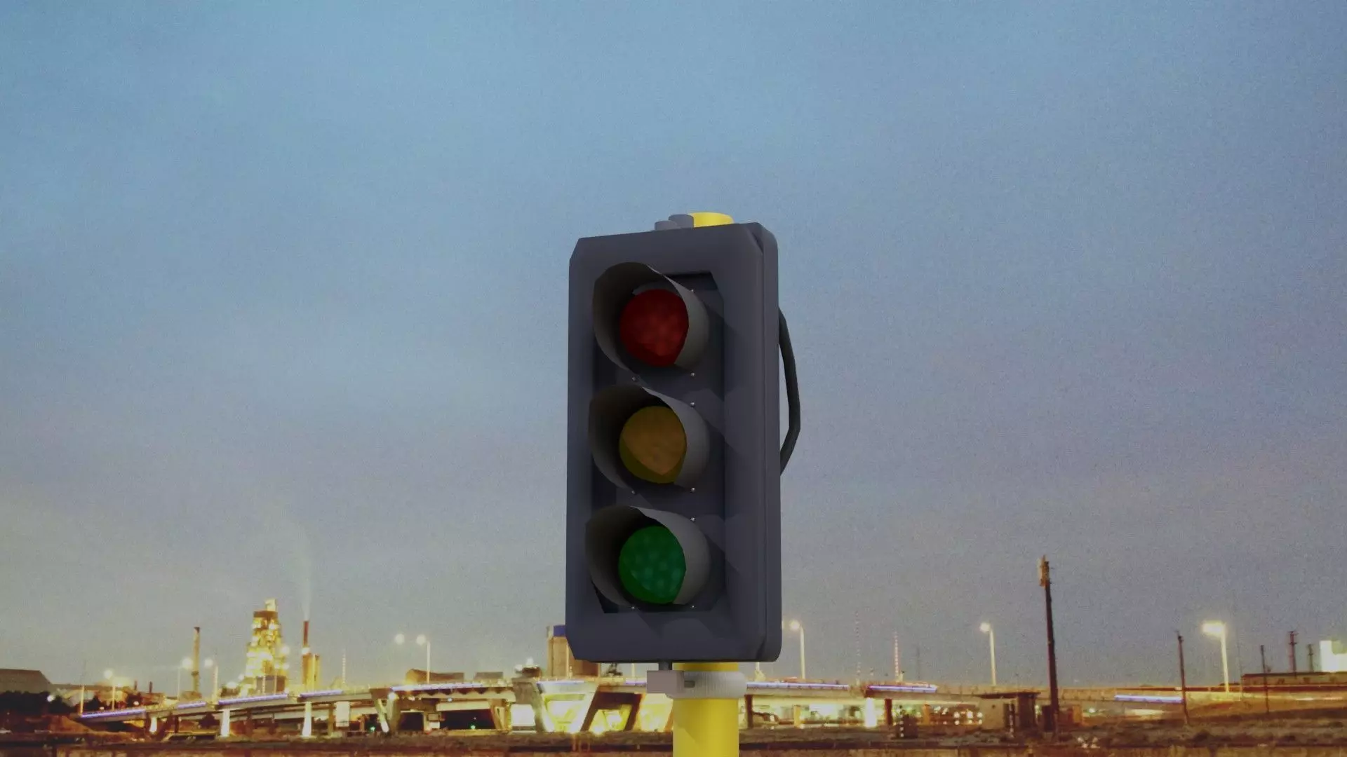 Traffic Light Free 3D model