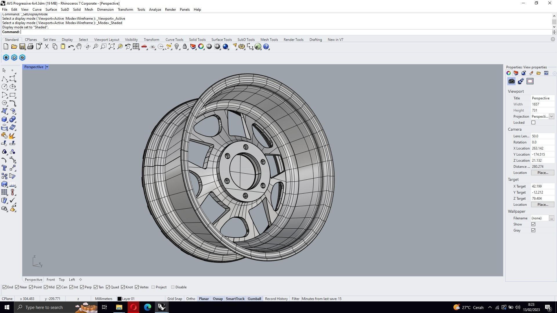 AVS Progressive 4x4 Wheels 3D model_13