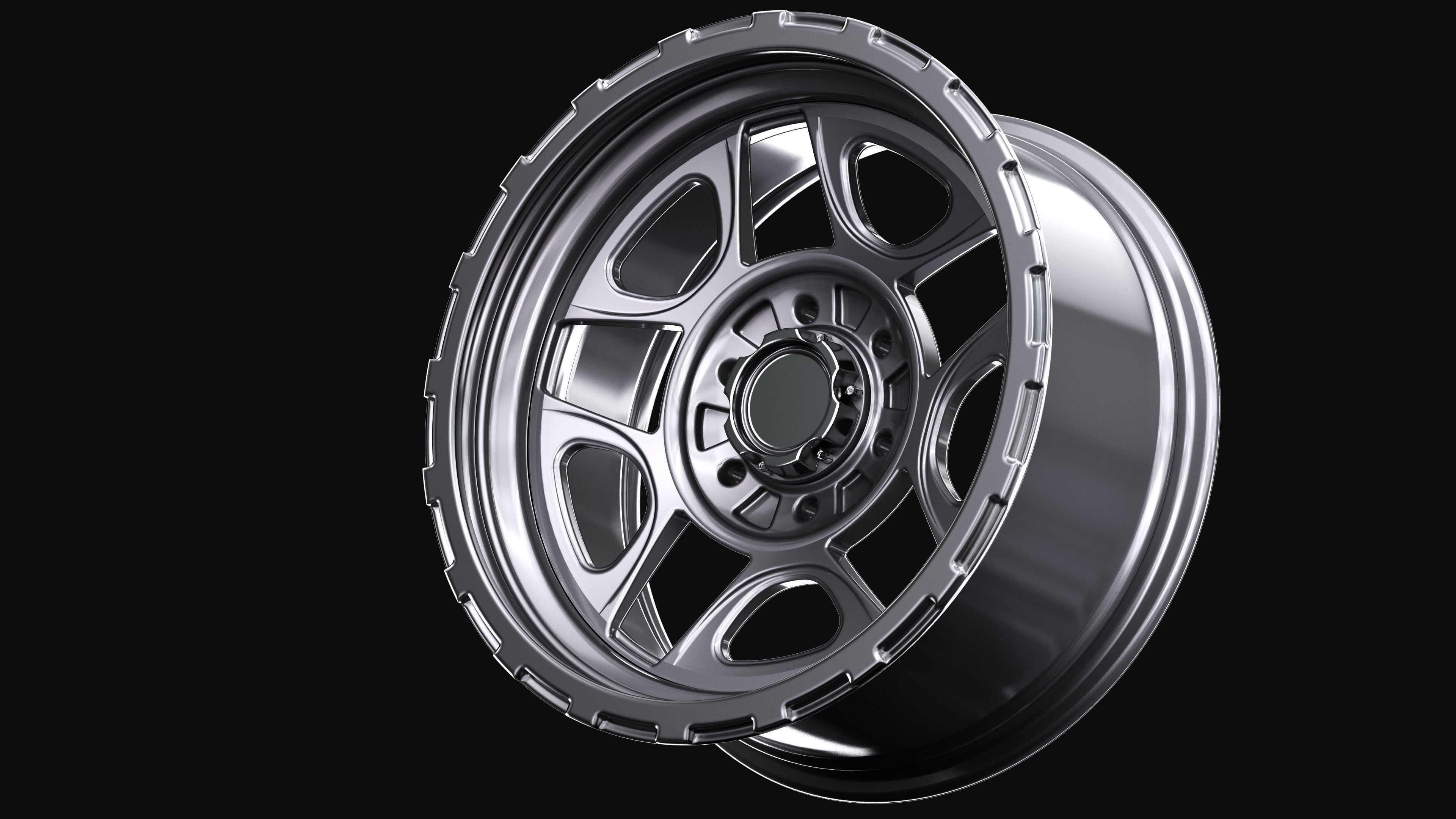 AVS Progressive 4x4 Wheels 3D model_1