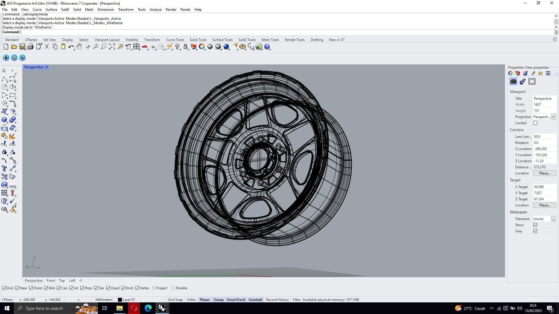 AVS Progressive 4x4 Wheels 3D model_12