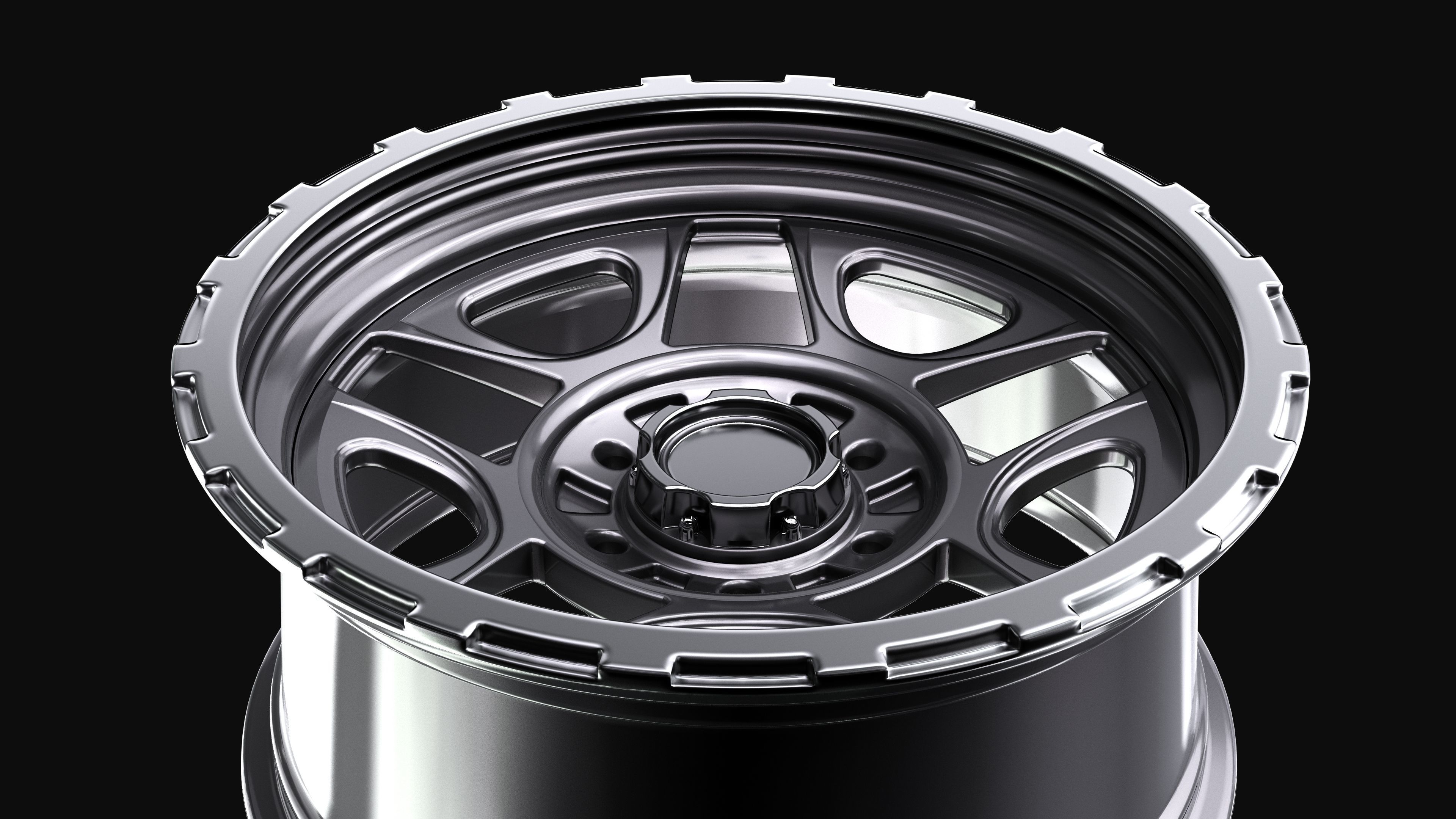 AVS Progressive 4x4 Wheels 3D model_5