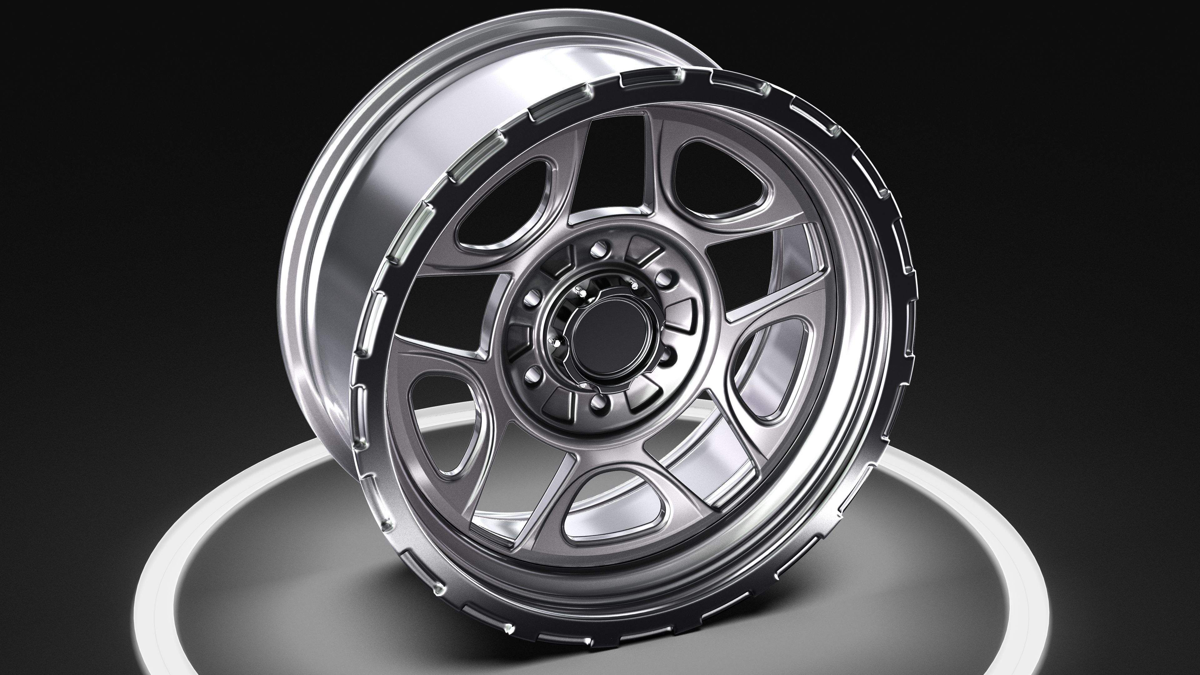 AVS Progressive 4x4 Wheels 3D model_3