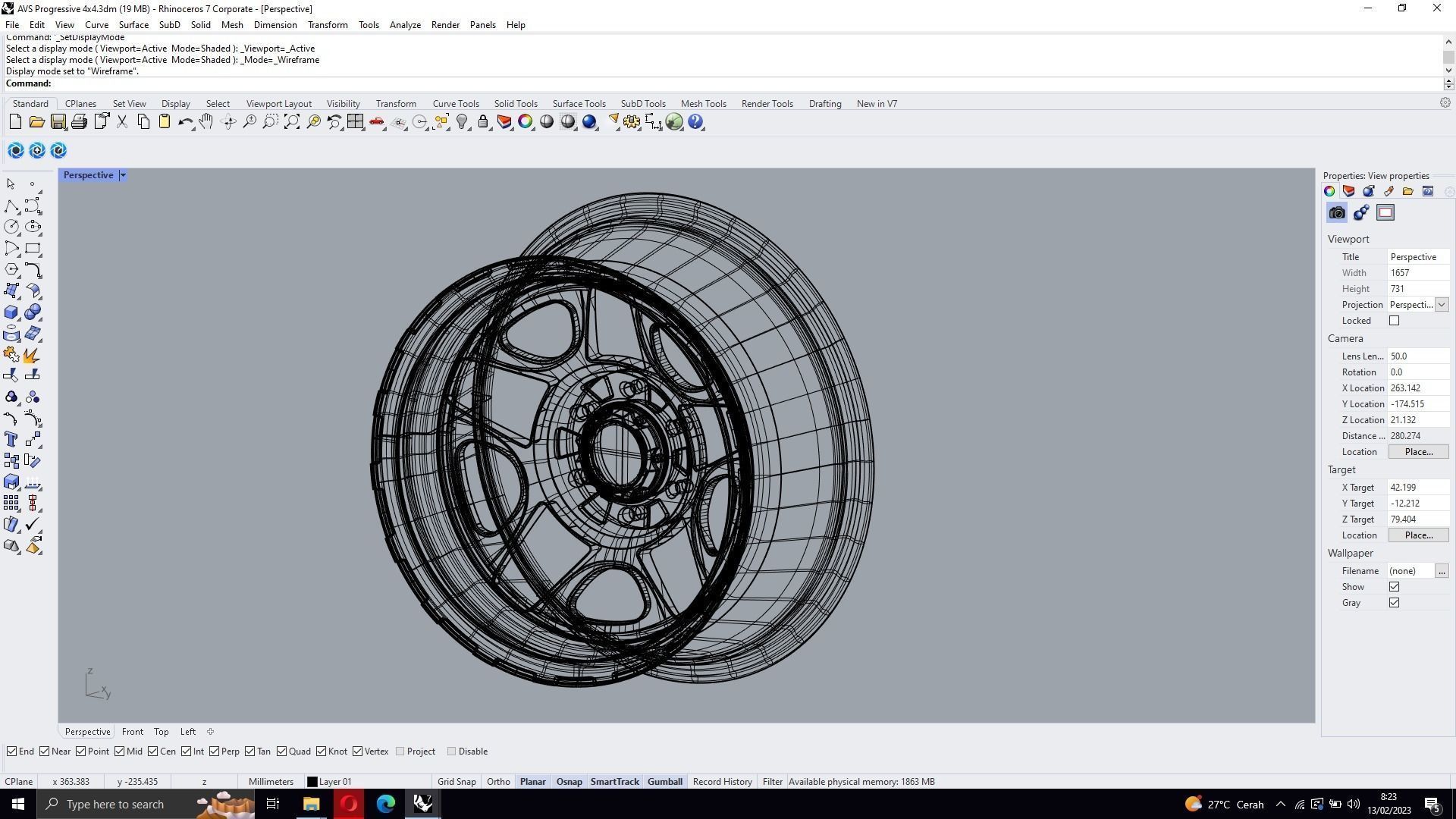 AVS Progressive 4x4 Wheels 3D model_14