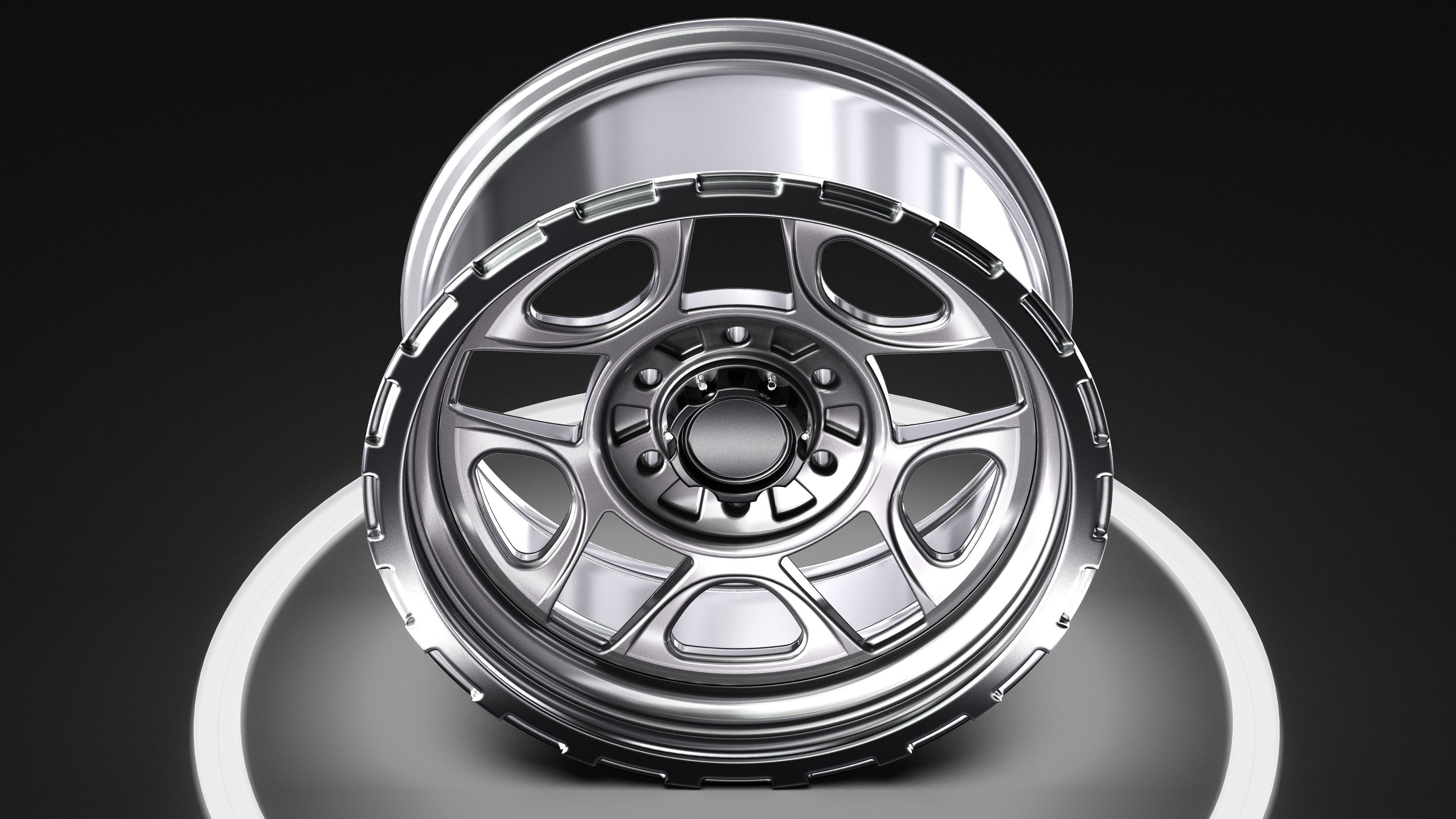 AVS Progressive 4x4 Wheels 3D model_4