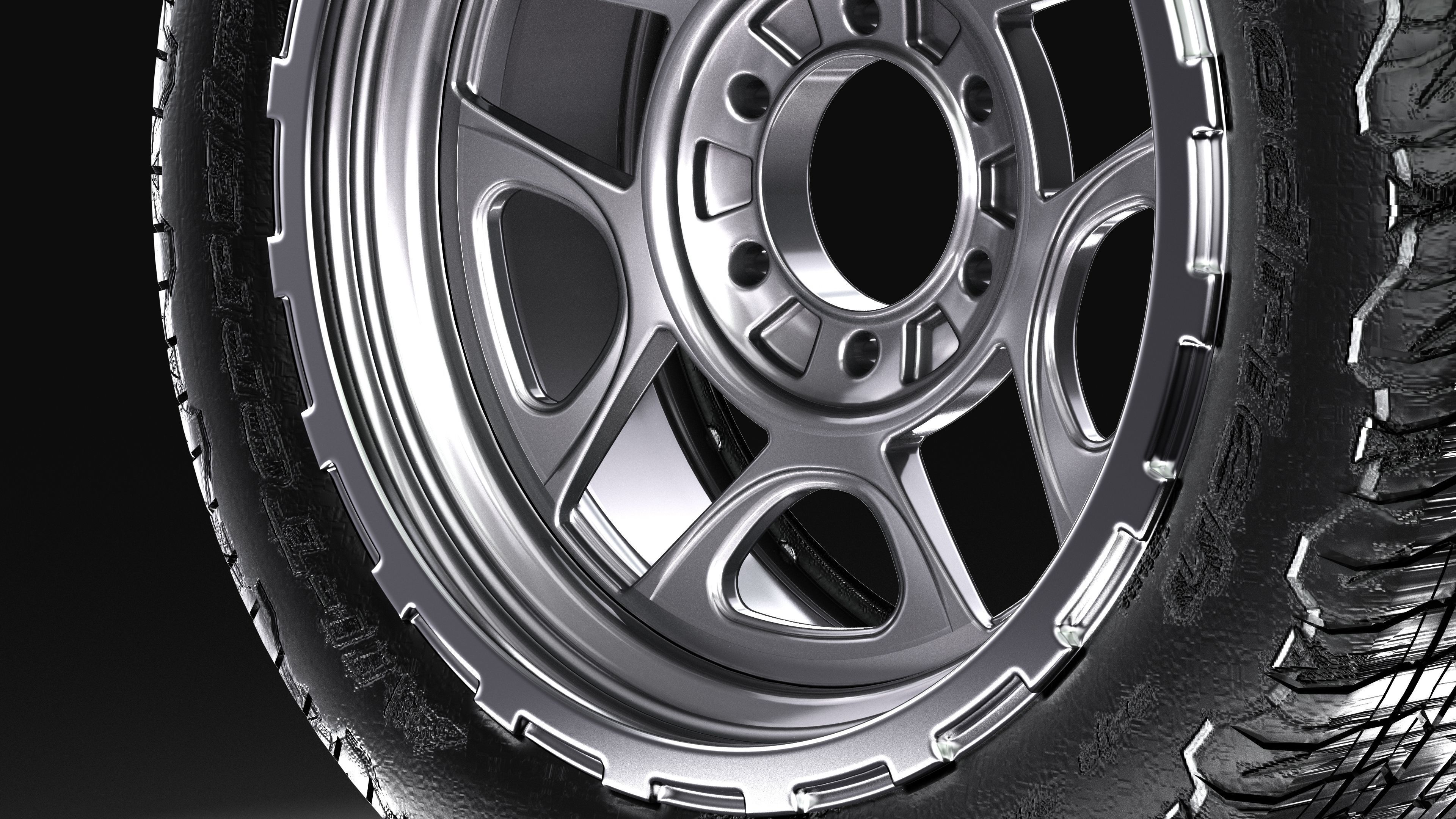 AVS Progressive 4x4 Wheels 3D model_8