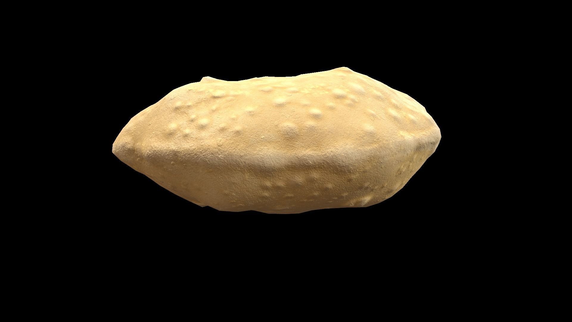 Luchi doughnut Low-poly 3D model_2