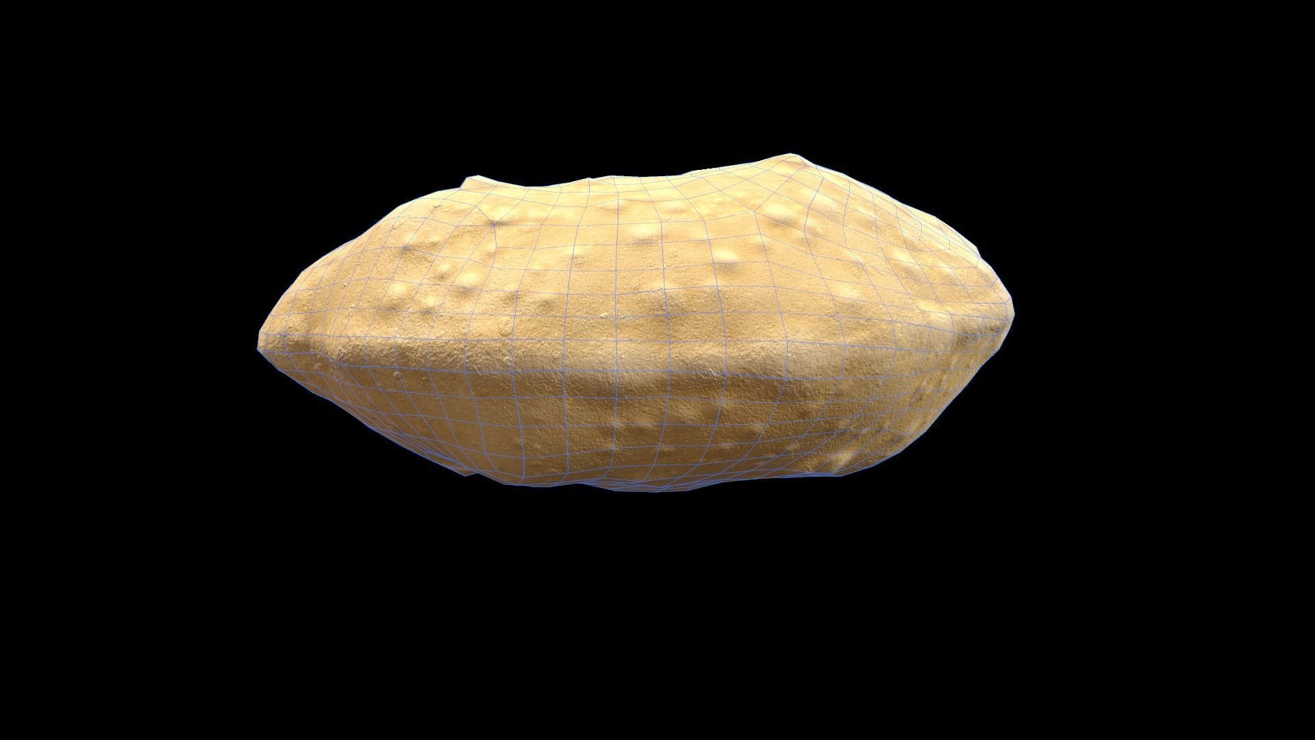 Luchi doughnut Low-poly 3D model_8