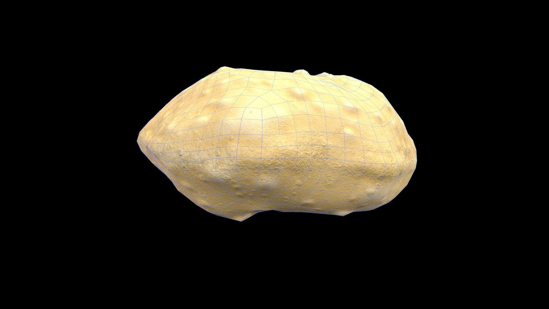 Luchi doughnut Low-poly 3D model_9