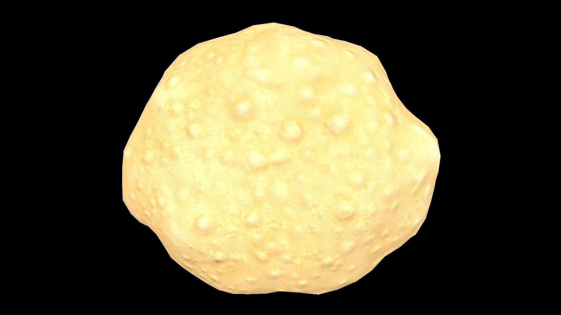 Luchi doughnut Low-poly 3D model_5