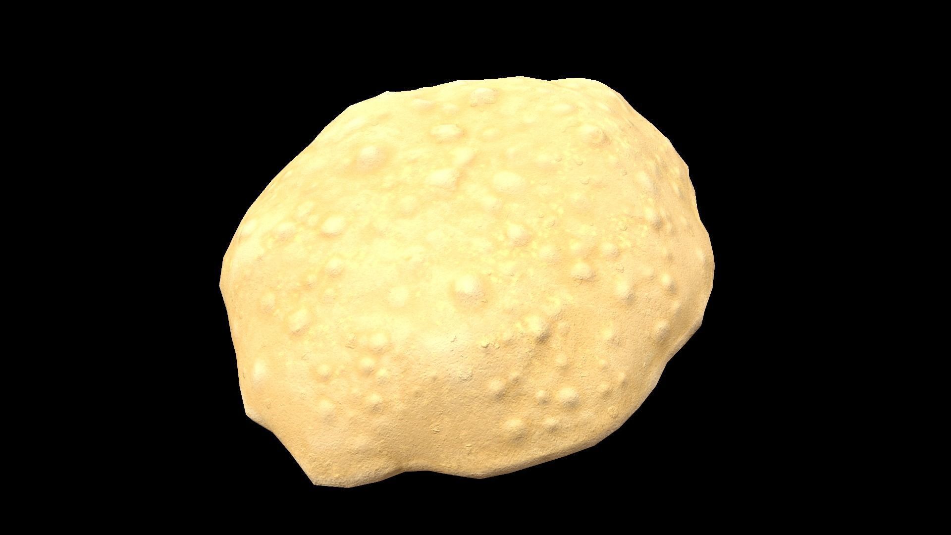 Luchi doughnut Low-poly 3D model_4