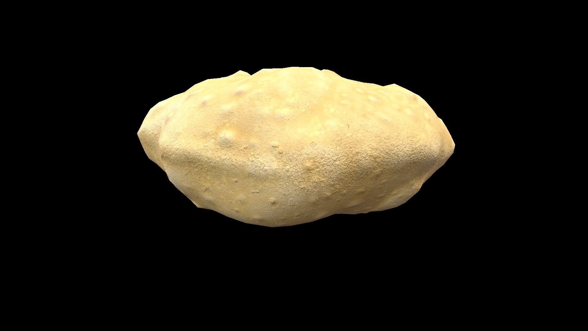 Luchi doughnut Low-poly 3D model_6