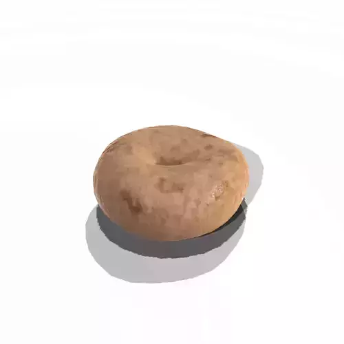 Medhu Vada Low-poly 3D model
