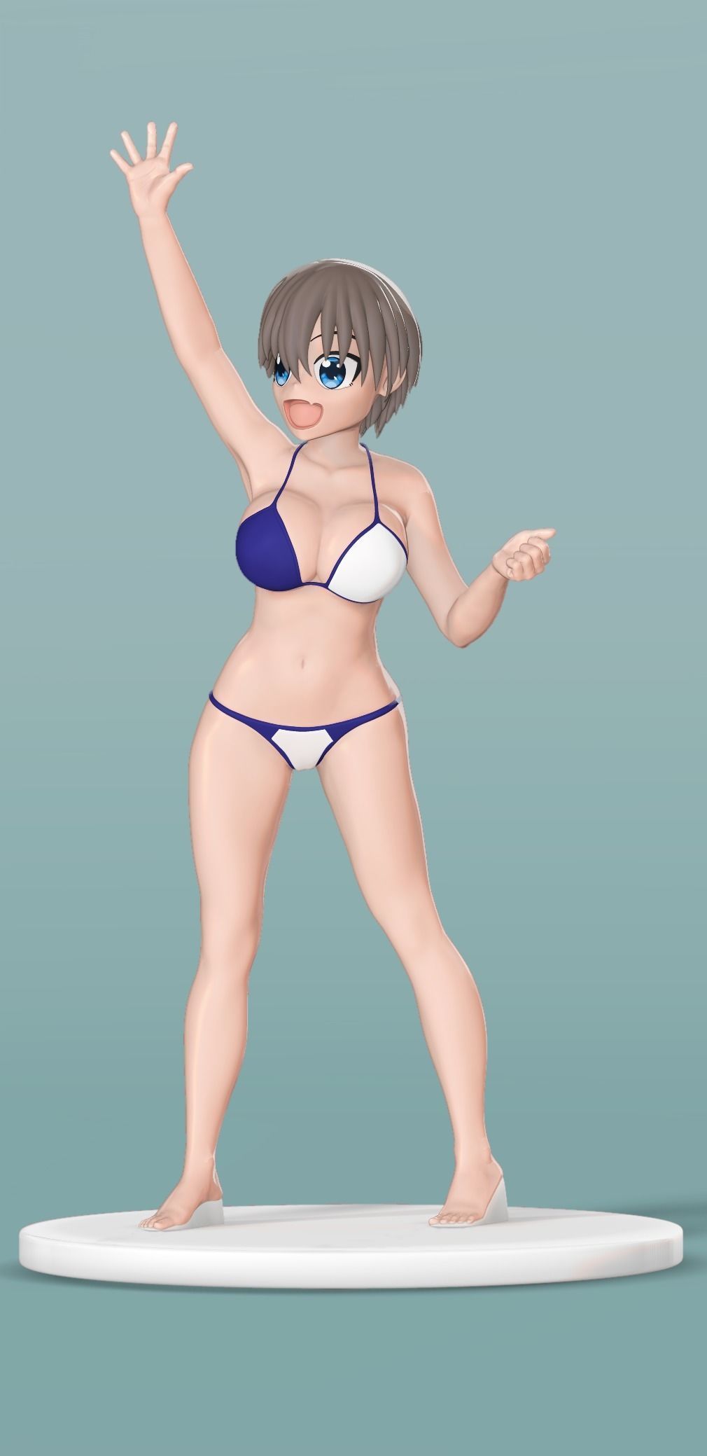 Uzaki Hana 02 3D print model_1