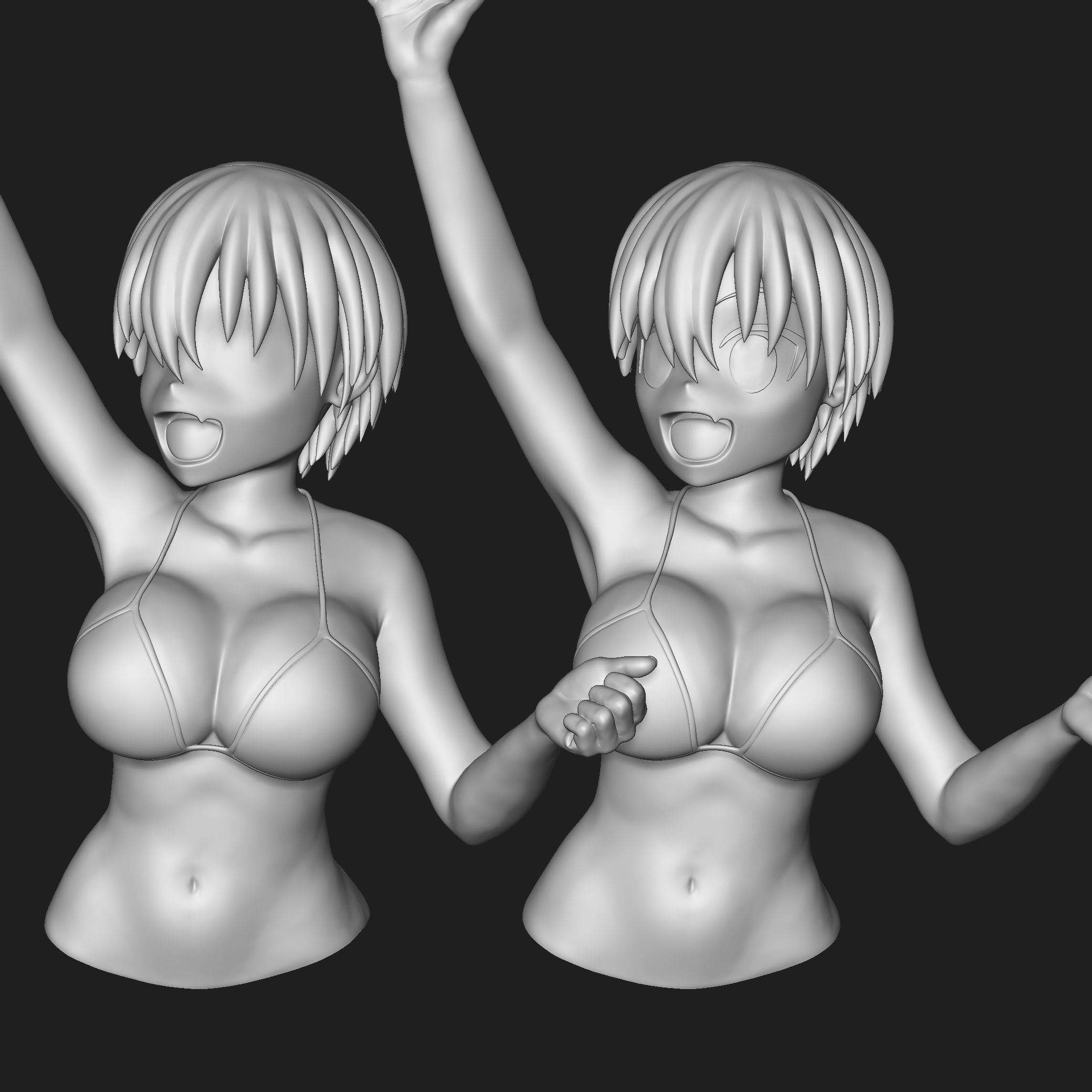 Uzaki Hana 02 3D print model_15