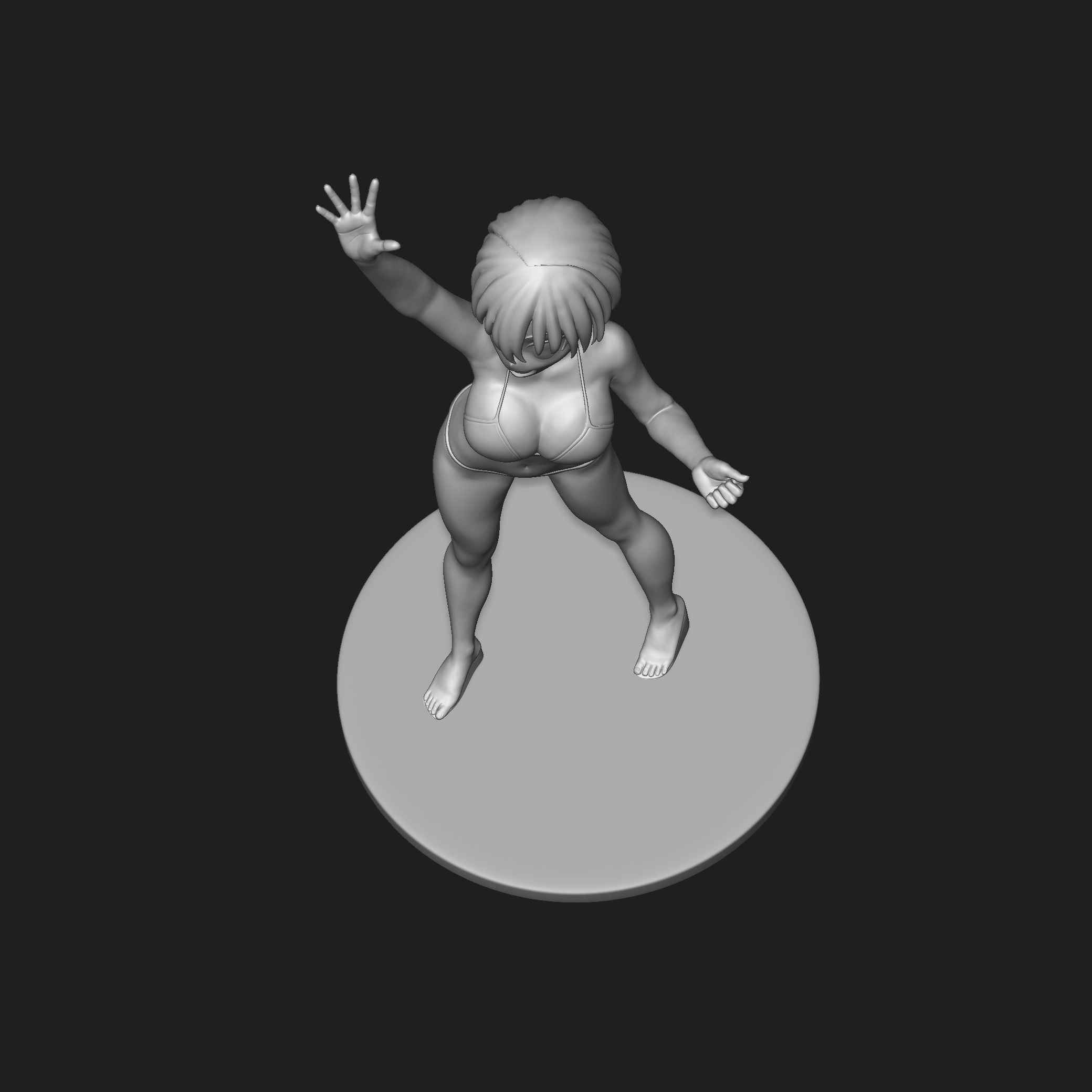 Uzaki Hana 02 3D print model_12